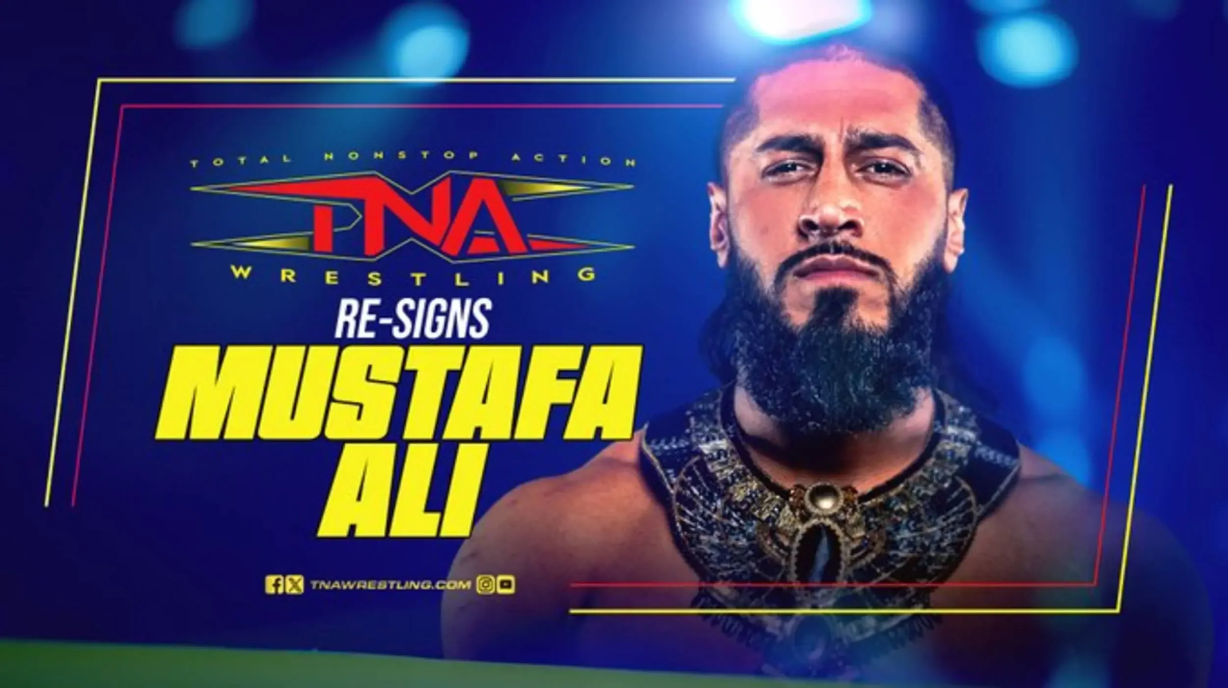 Huge TNA News! Mustafa Ali Re-Signs With Promotion