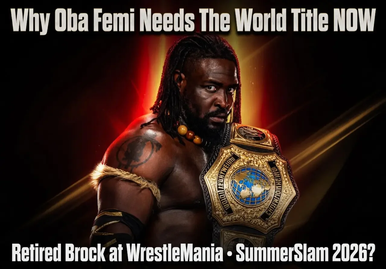Oba Femi Needs a World Title Sooner Than Later — Don’t Make Us Wait Until Mania 43