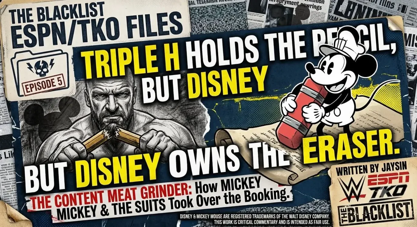 ESPN/TKO Files Episode 5: Triple H Holds the Pencil, But Disney Owns the Eraser