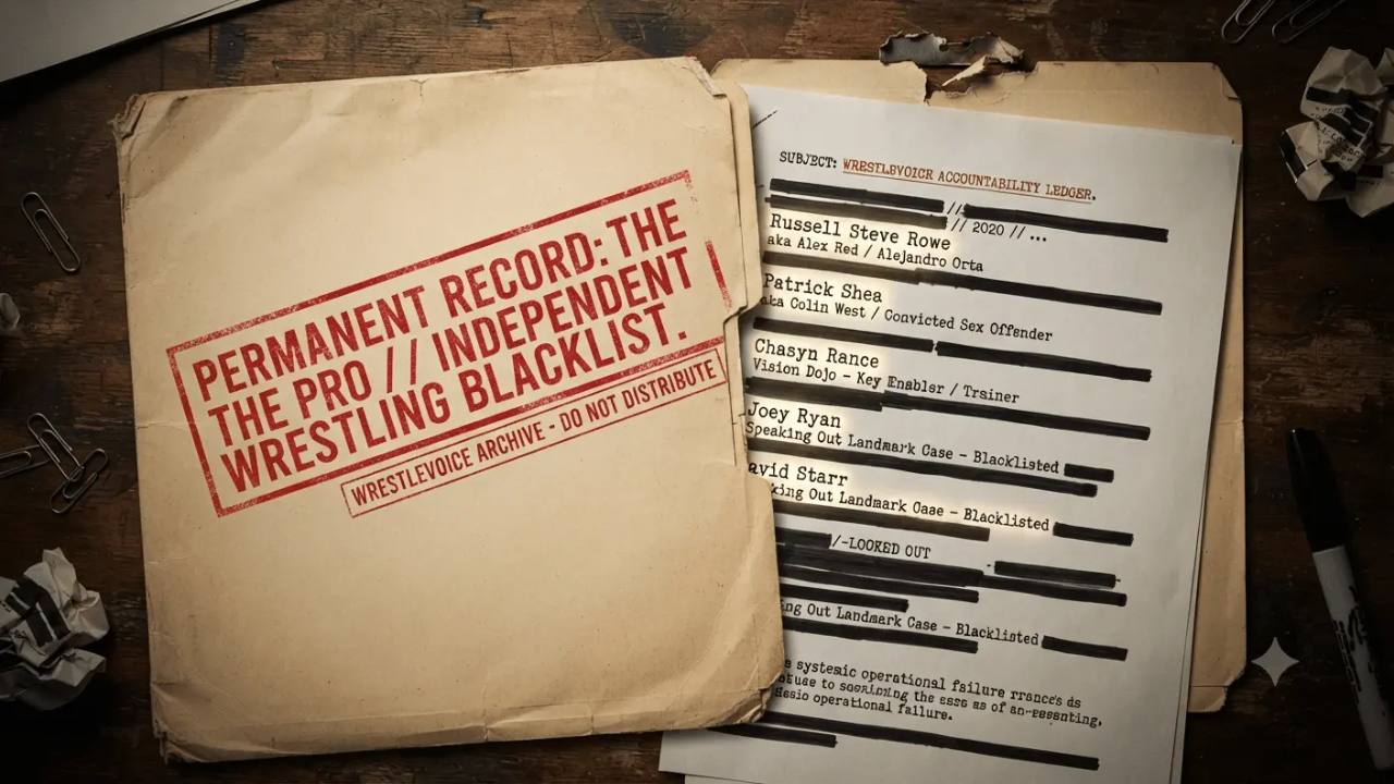 THE Pro Wrestling Blacklist: Permanent Receipts Directory 