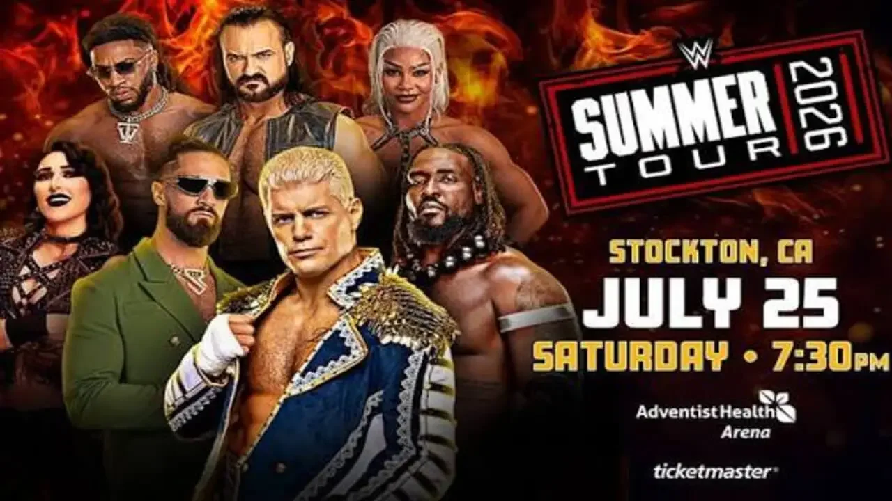 WWE Summer Tour Live Event Results: Stockton, CA (7/25/26)