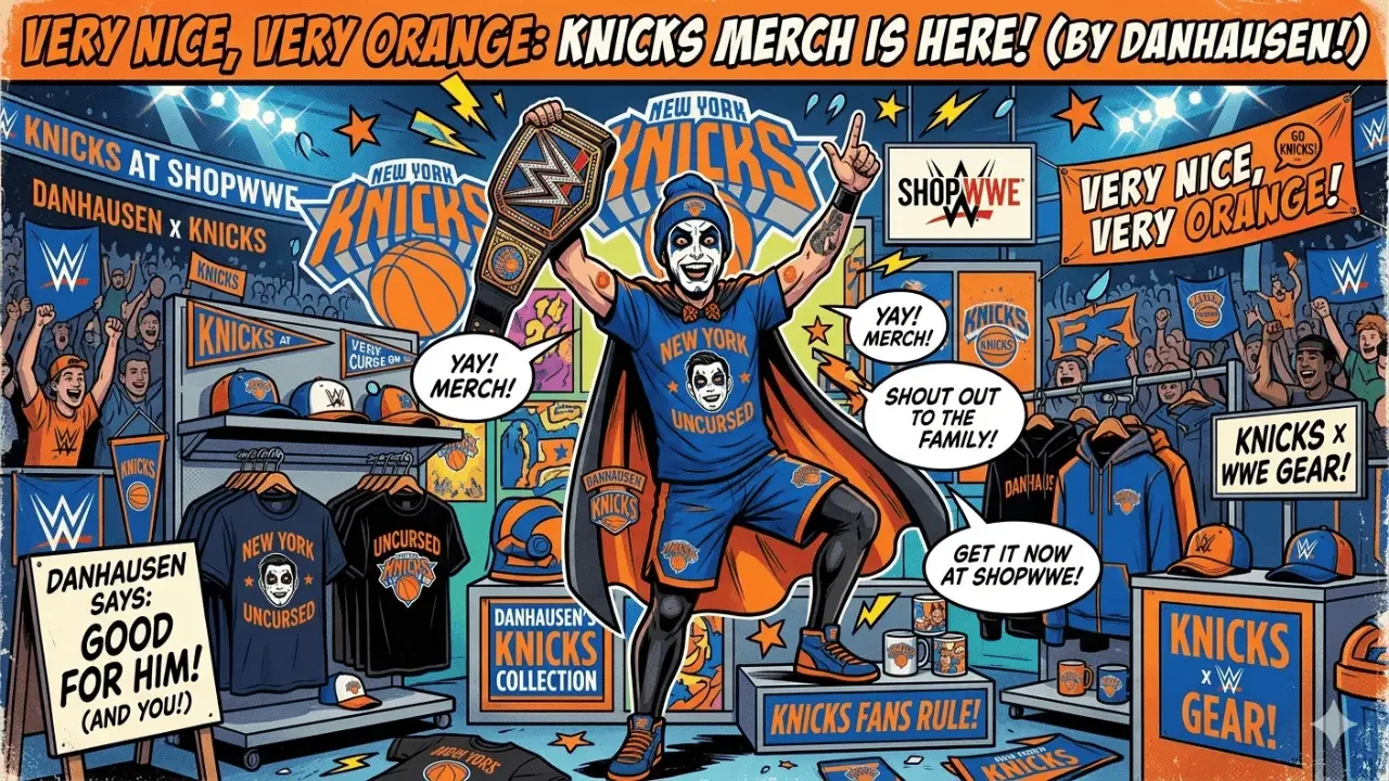 Danhausen Knicks Champions merchandise 2026
