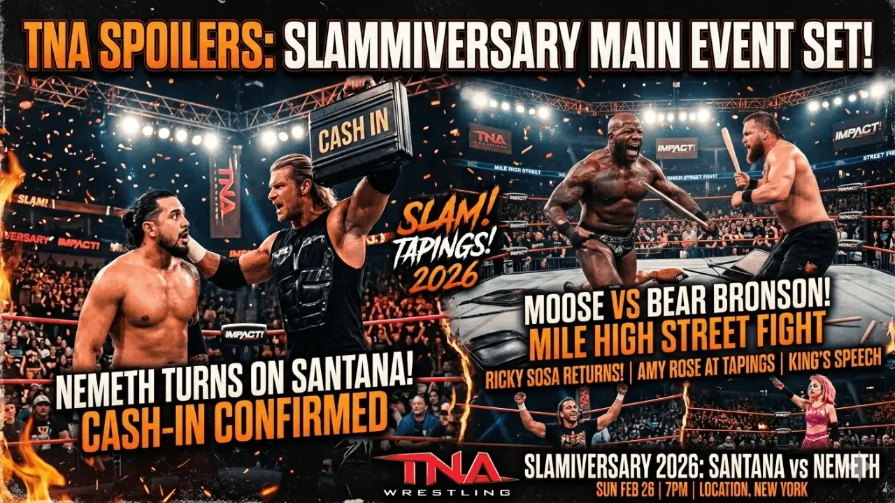 TNA 6/6/26 SPOILERS: Slammiversary Main Event Set?!
