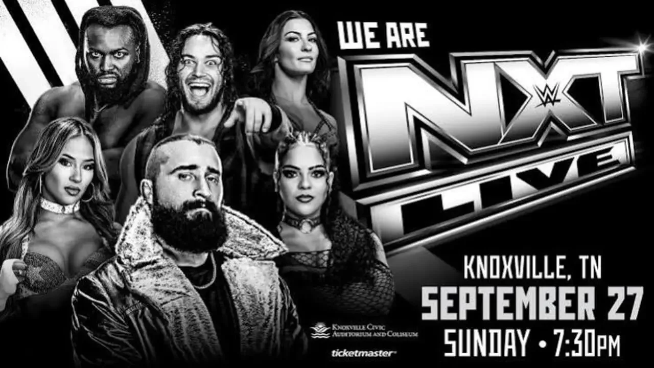 WWE NXT Live Event Results: Knoxville, TN September 27, 2026