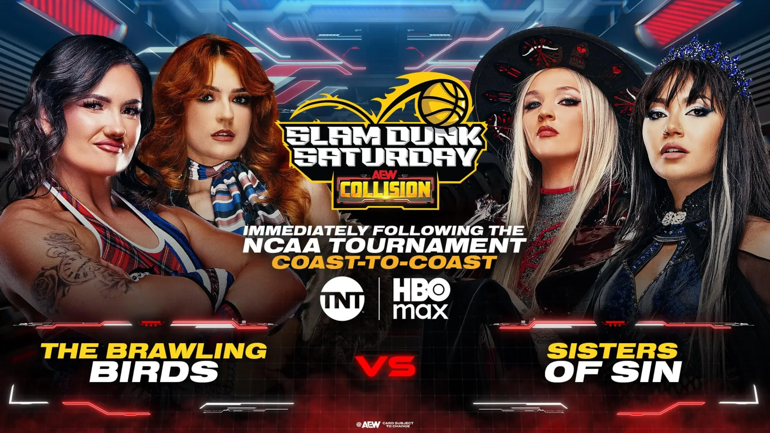 AEW Collision Spoilers – Slam Dunk Saturday &amp; Sunday 2026