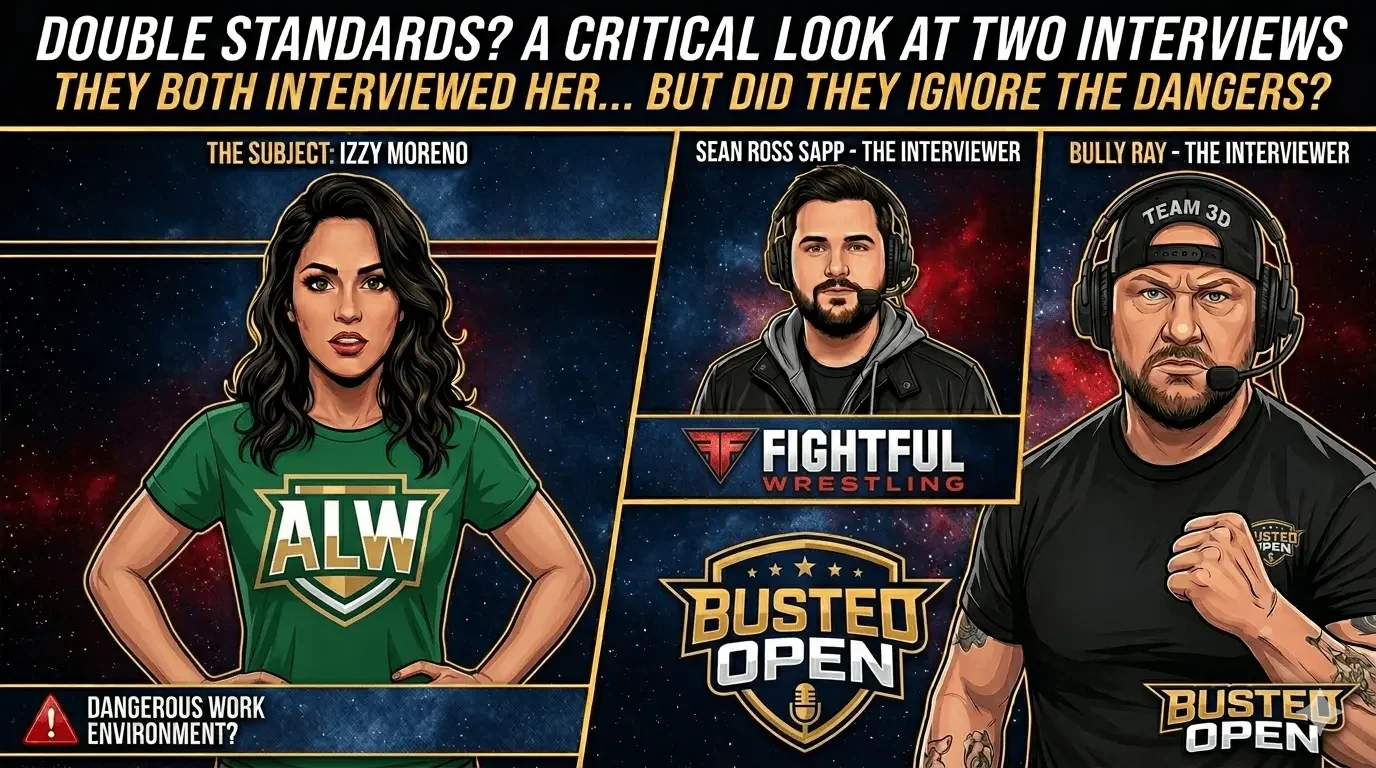 Fightful Busted Open Bully Ray Sean Ross Sapp Izzy Moreno