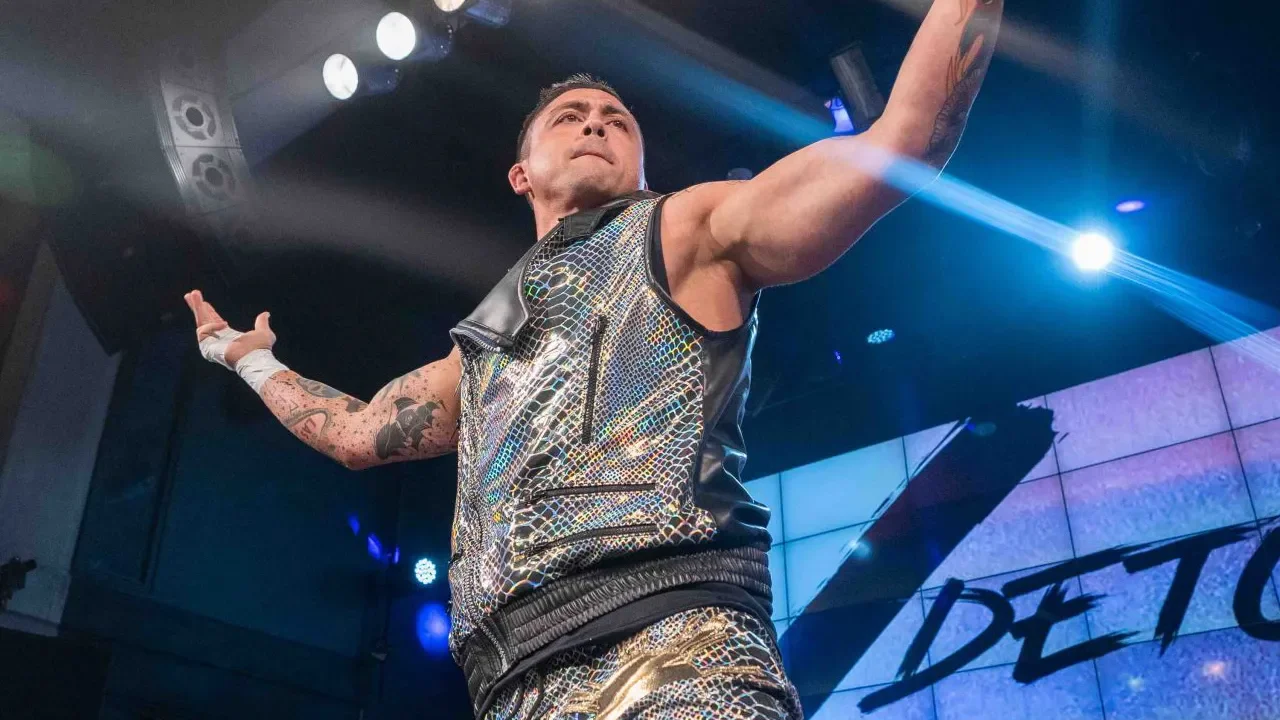 TJP posing in the ring during a TNA Impact Wrestling event.