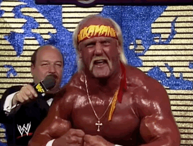 Hulk Hogan with Mean Gene