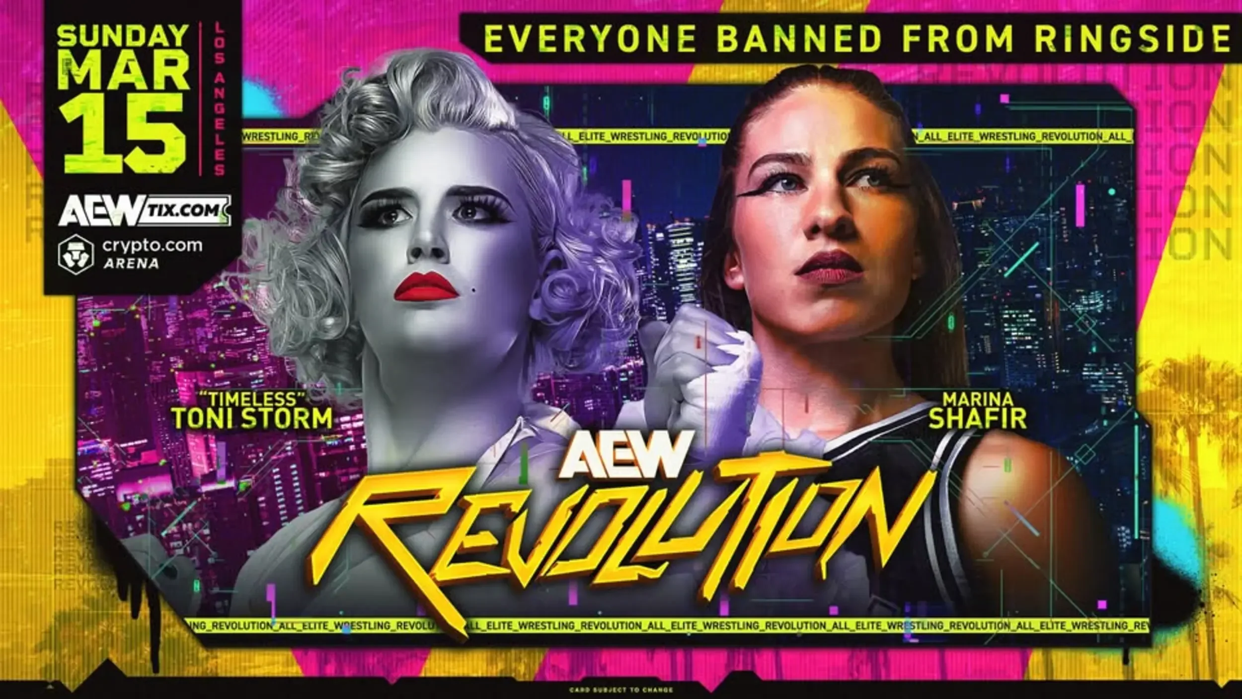 AEW Revolution Card Update: Storm vs. Shafir + Big Boom AJ Added!
