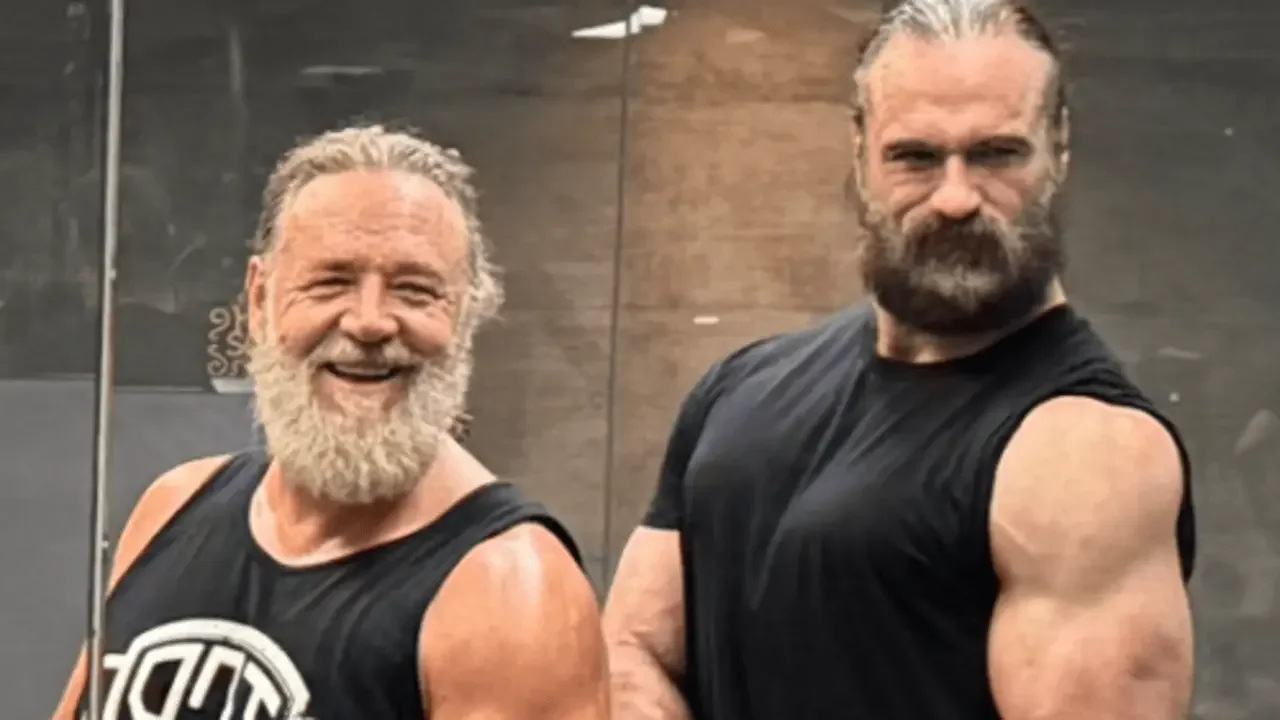 From the Set of The Last Druid: Russell Crowe &amp; McIntyre Reteam!