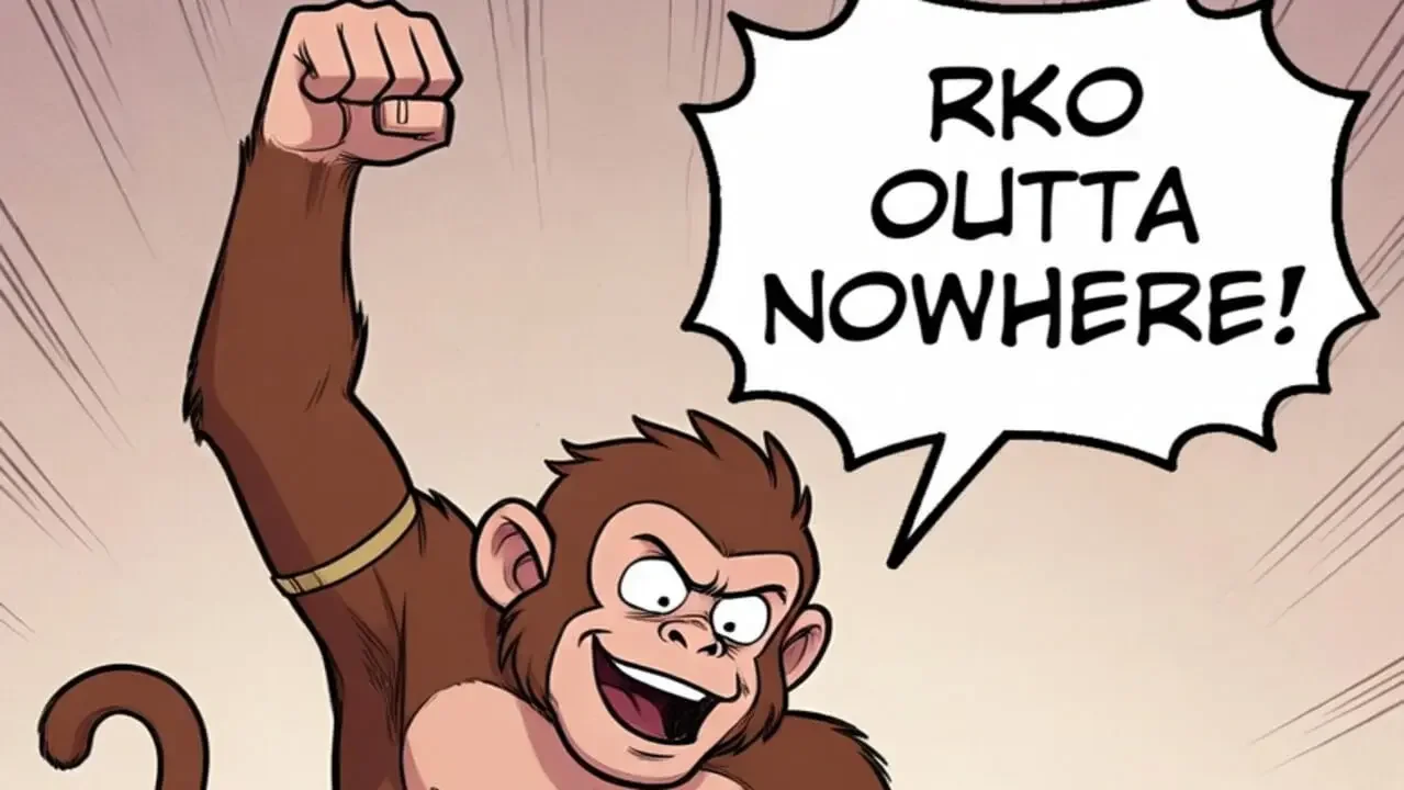 Monkey Hits a Clean RKO on Arguing Man – Even Randy Orton is Impressed