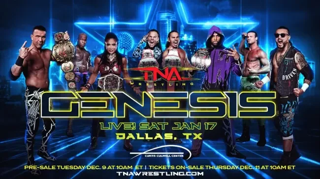 TNA Live and Genesis 2026 Pre-Sale Underway