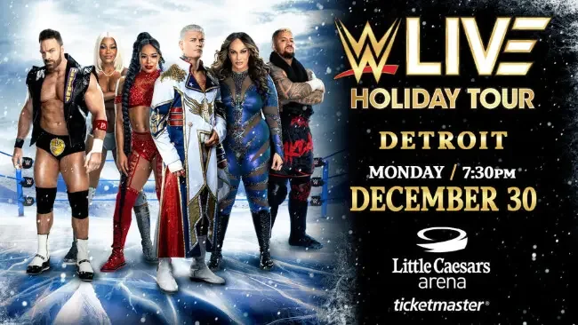 WWE Detroit Live Holiday Tour Results and Highlights