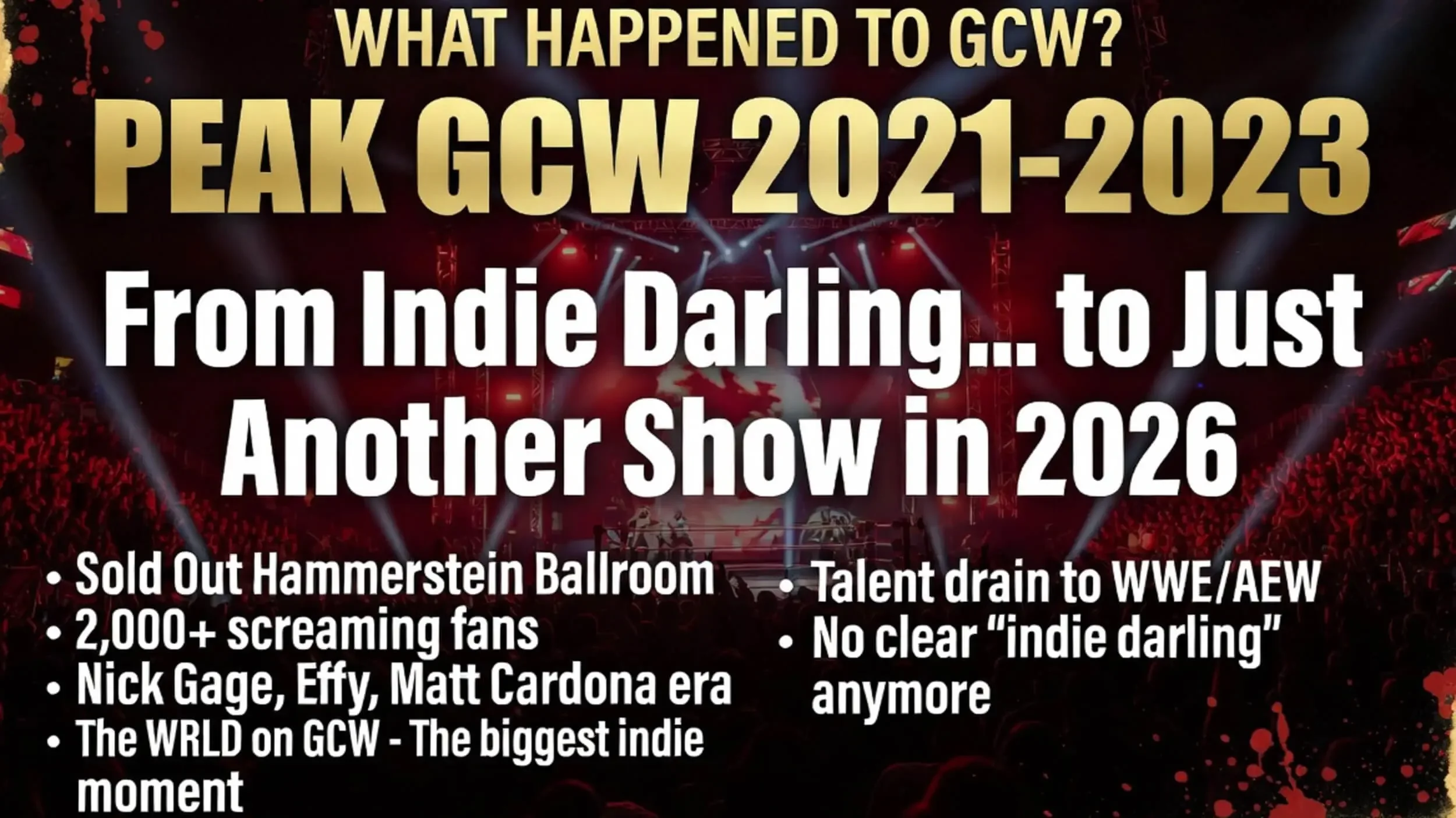 What Happened to GCW? From Indie Darling to "Just Another Show" in 2026