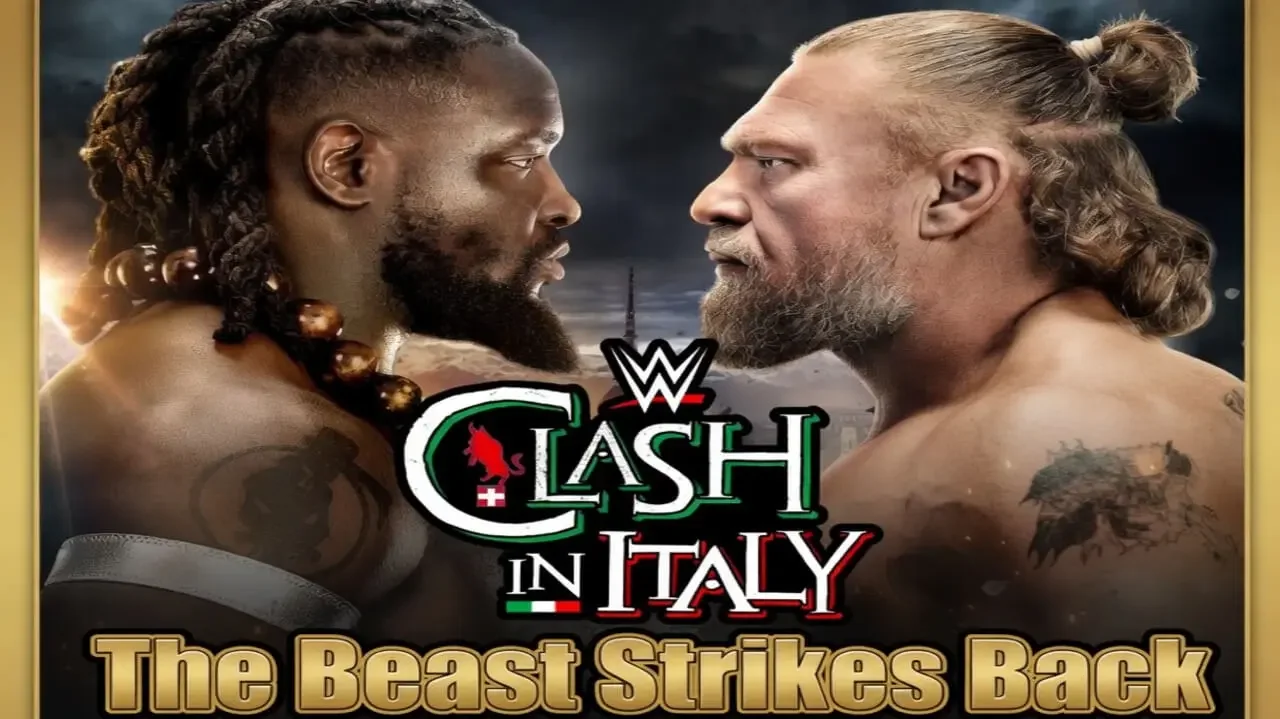oba femi brock Lesnar clash in italy