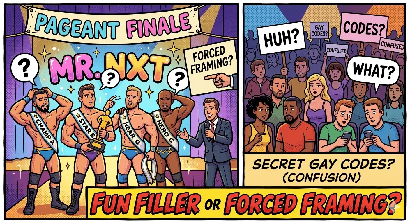 WWE’s Mr. NXT Pageant: Fun Filler or Forced Framing?