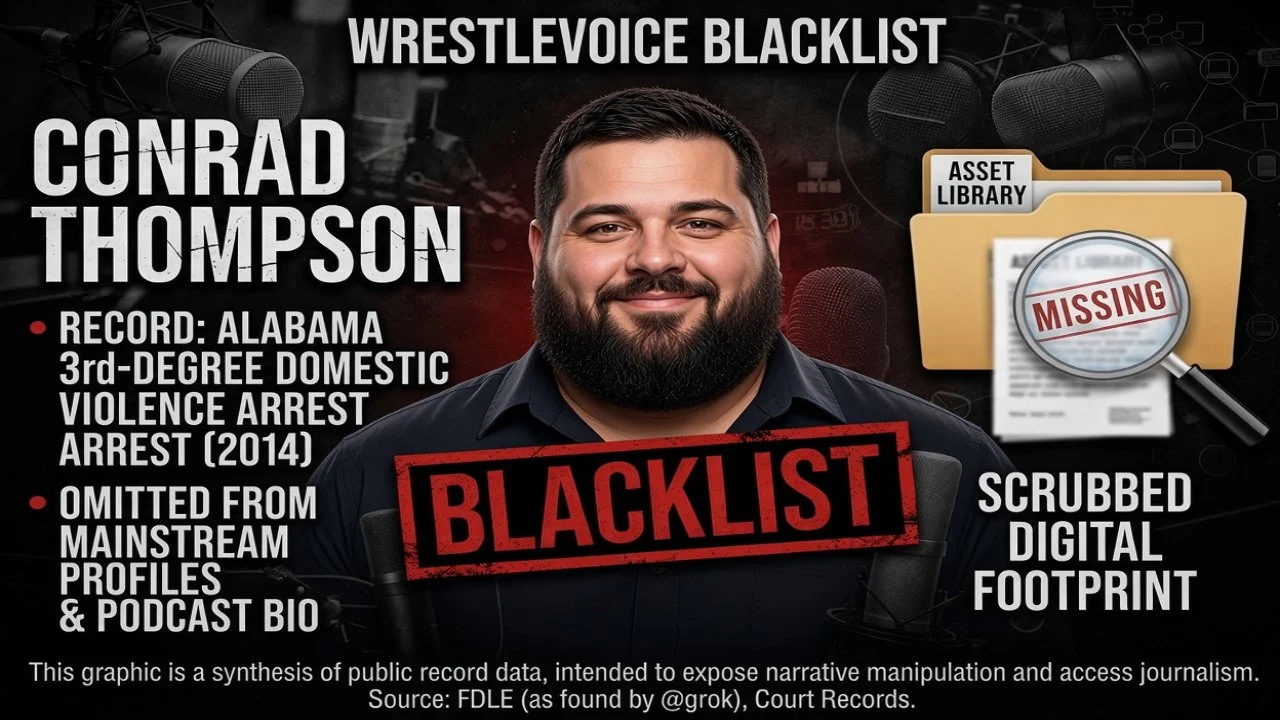 Conrad “Domestic Violence” Thompson Joins the Wrestling PDF Files Enablers Club