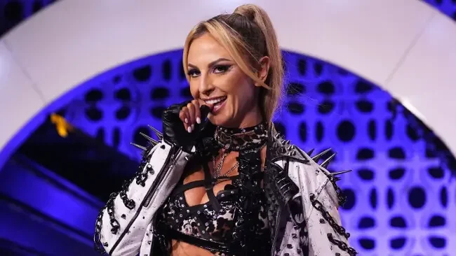 AEW’s Harley Cameron Has NSFW Wardrobe Malfunction