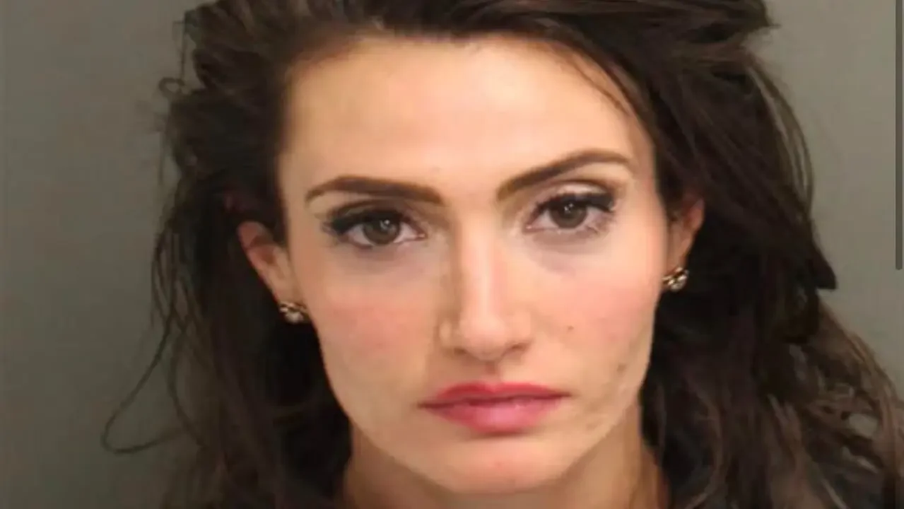 Official Orange County Jail mugshot photo of independent professional wrestler and iHeartRadio personality Amber Nova (Amber Judith Flora) following her October 2026 arrest in Orlando, Florida.