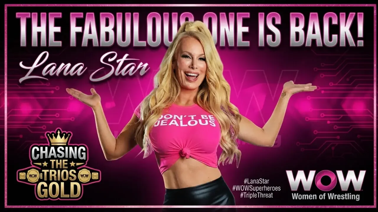 The Fabulous One Teases In-Ring Return: Lana Star Eyes WOW Trios Gold