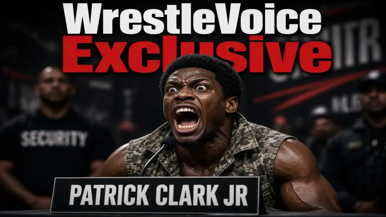Patrick Clark fka WWE’s Velveteen Dream Loses His Mind in Press Conference Meltdown