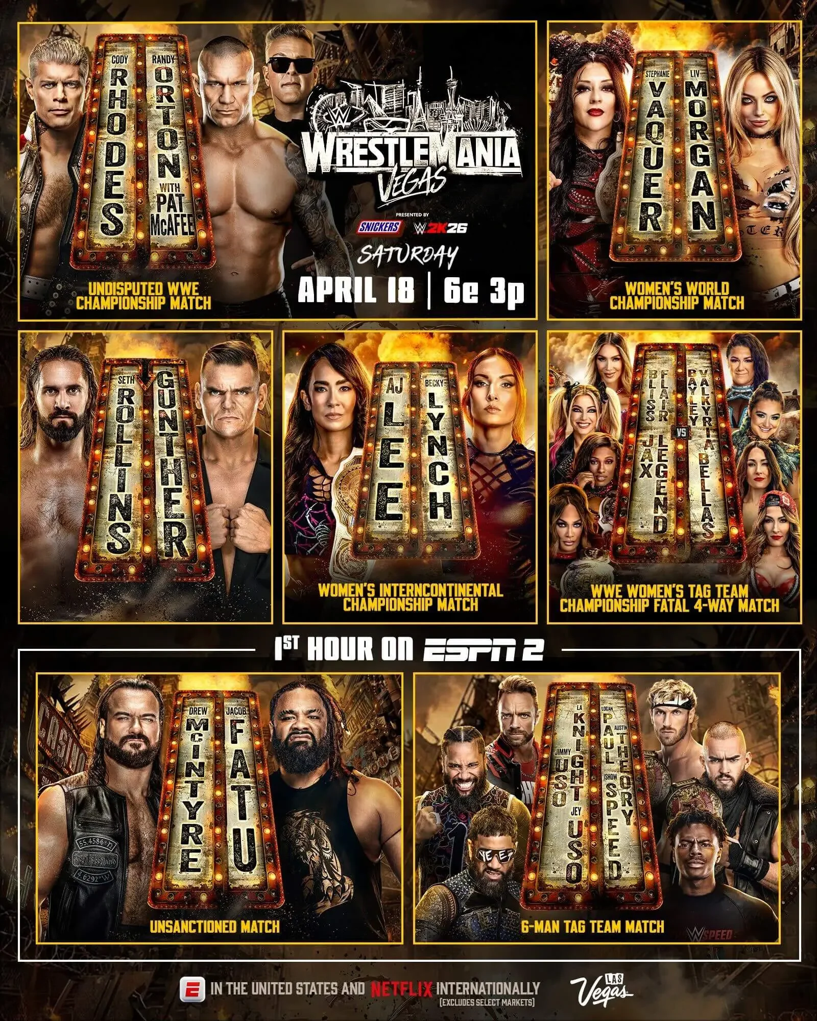 WrestleMania 42 night one two