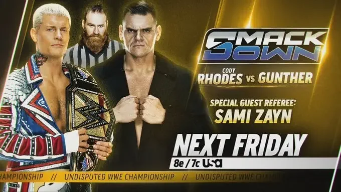 Cody Rhodes Gunther Sami Zayn Smackdown