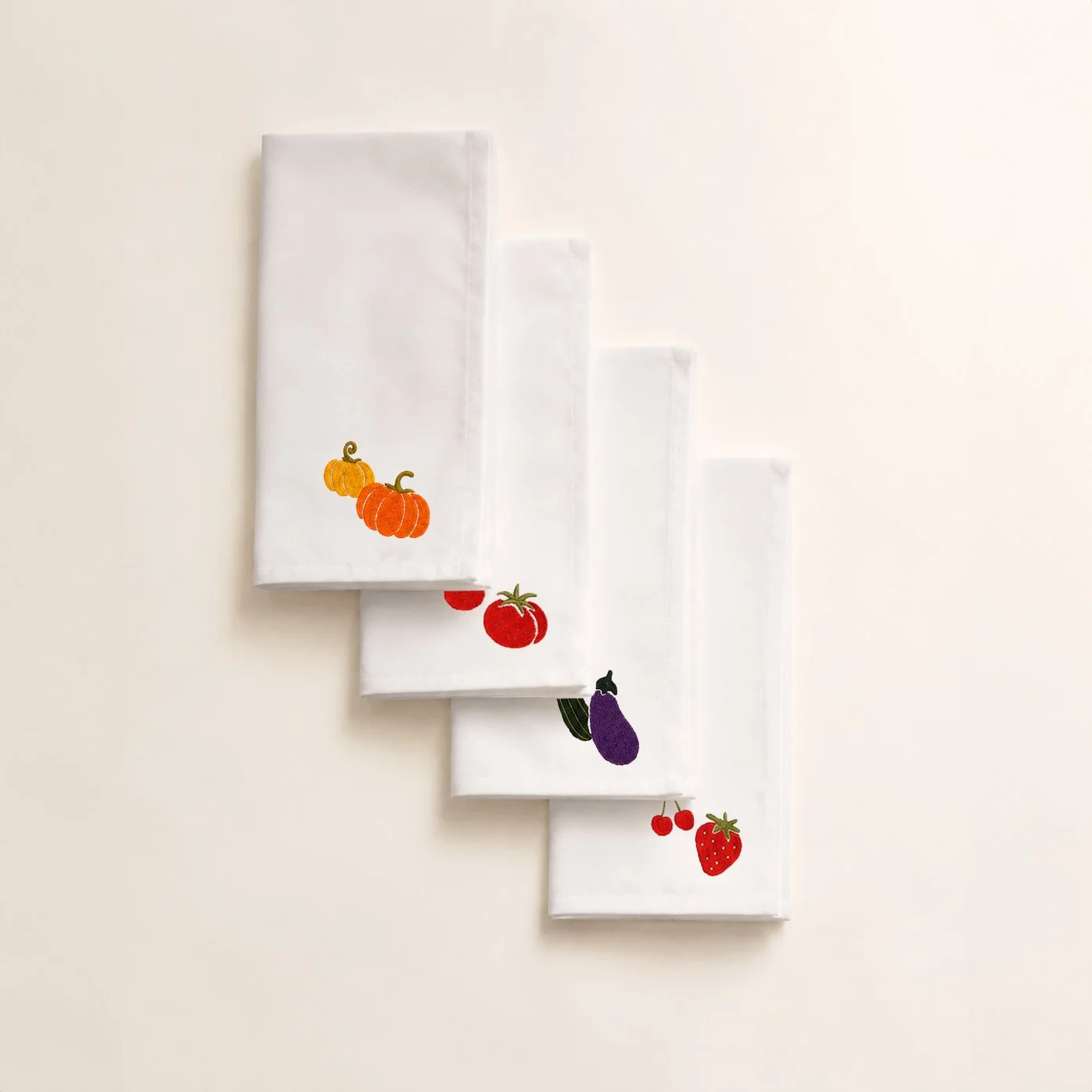 set di 4 Tovaglioli 100% cotone   50x 50