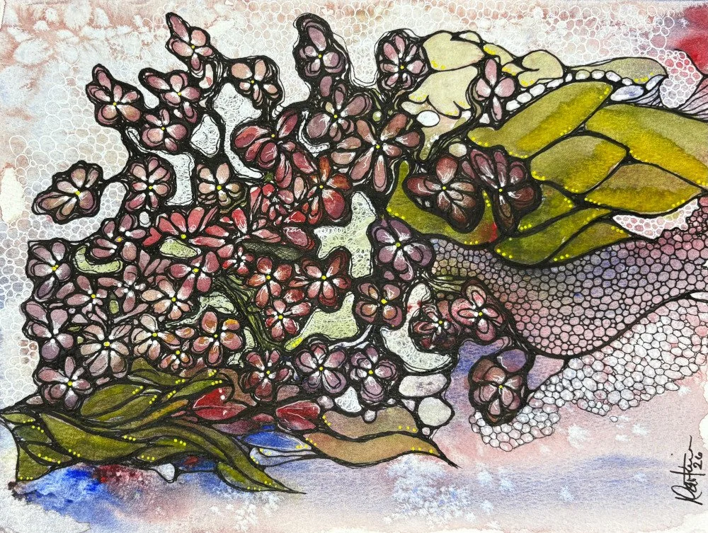 Aquarelle réalisée par Martine Giguère