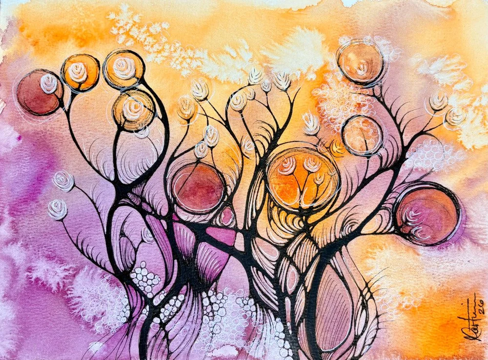 Aquarelle réalisée par Martine Giguère