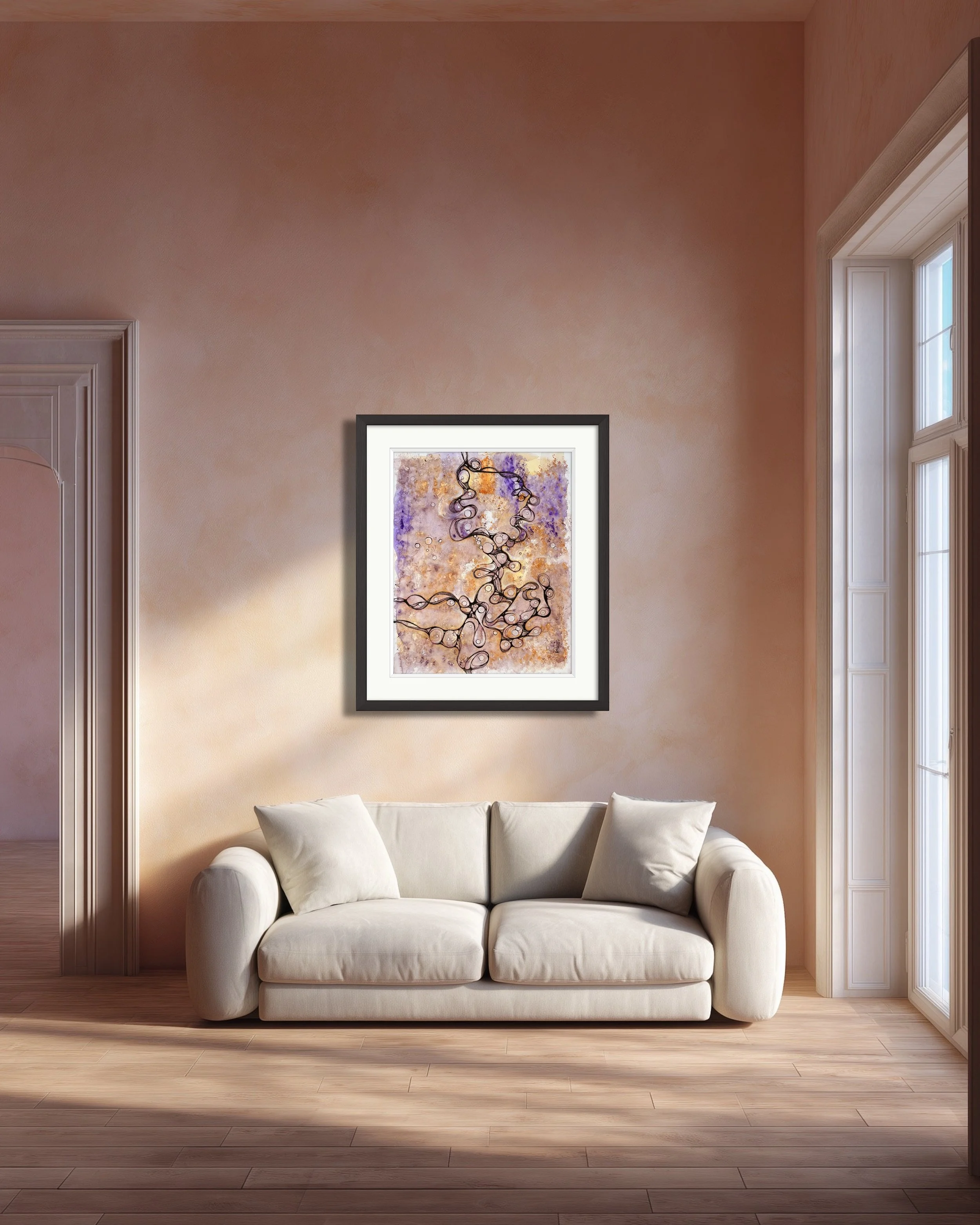 Volutes dans un décor