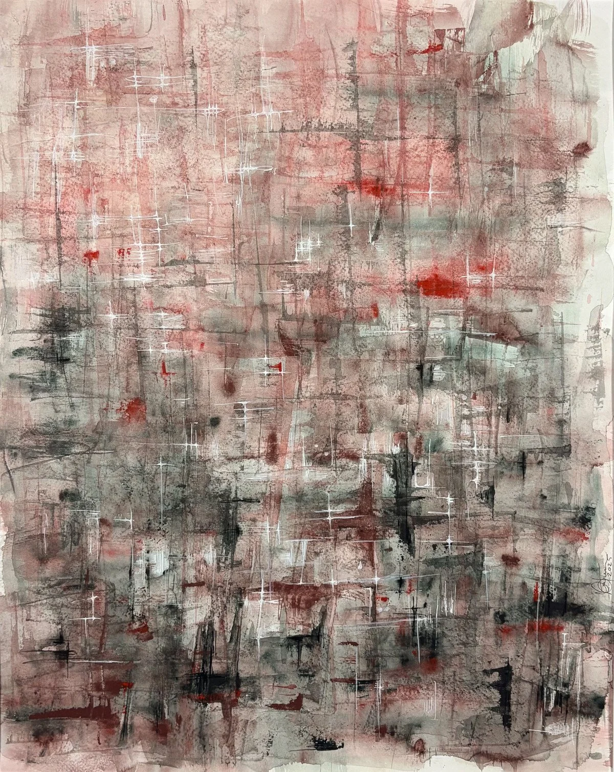 Inspiration - aquarelle et encre, 16x20, 300$