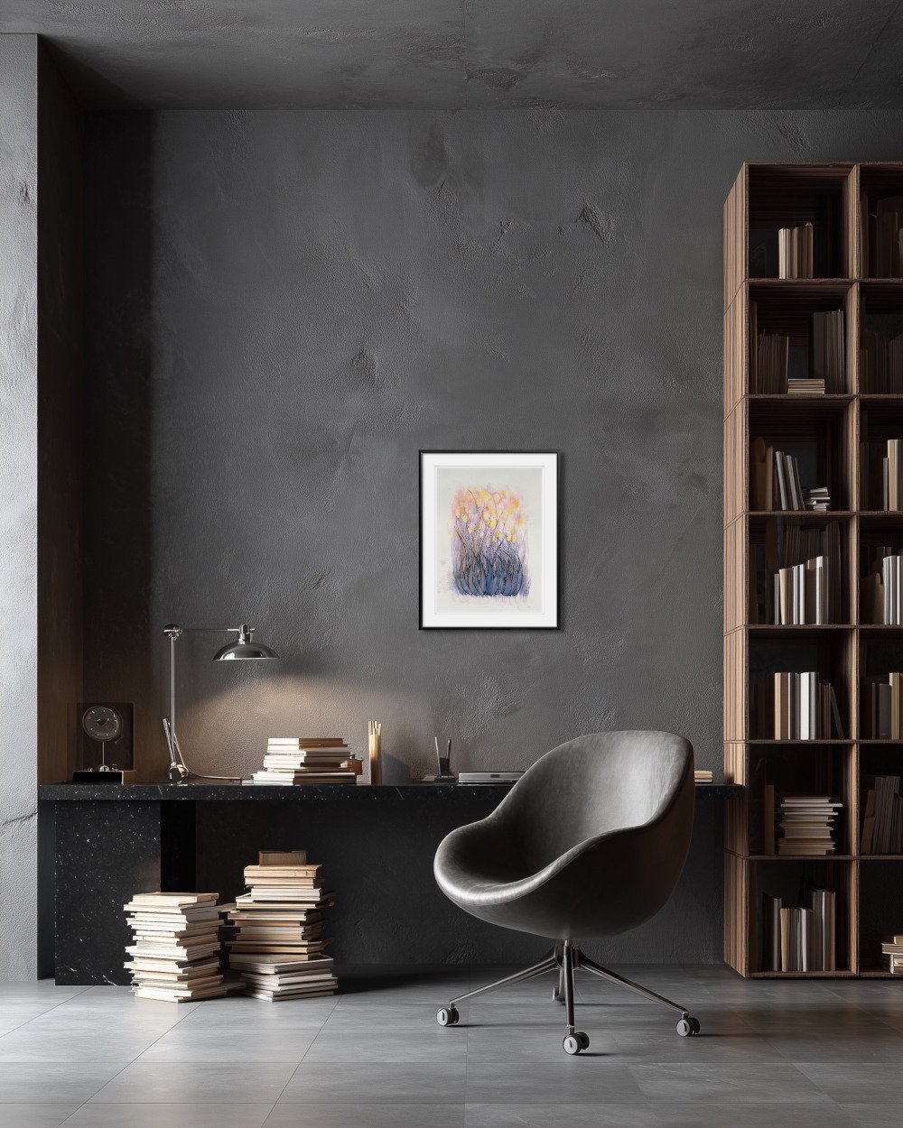 Exemple de décorde l'aquarelle réalisée par Martine Giguère