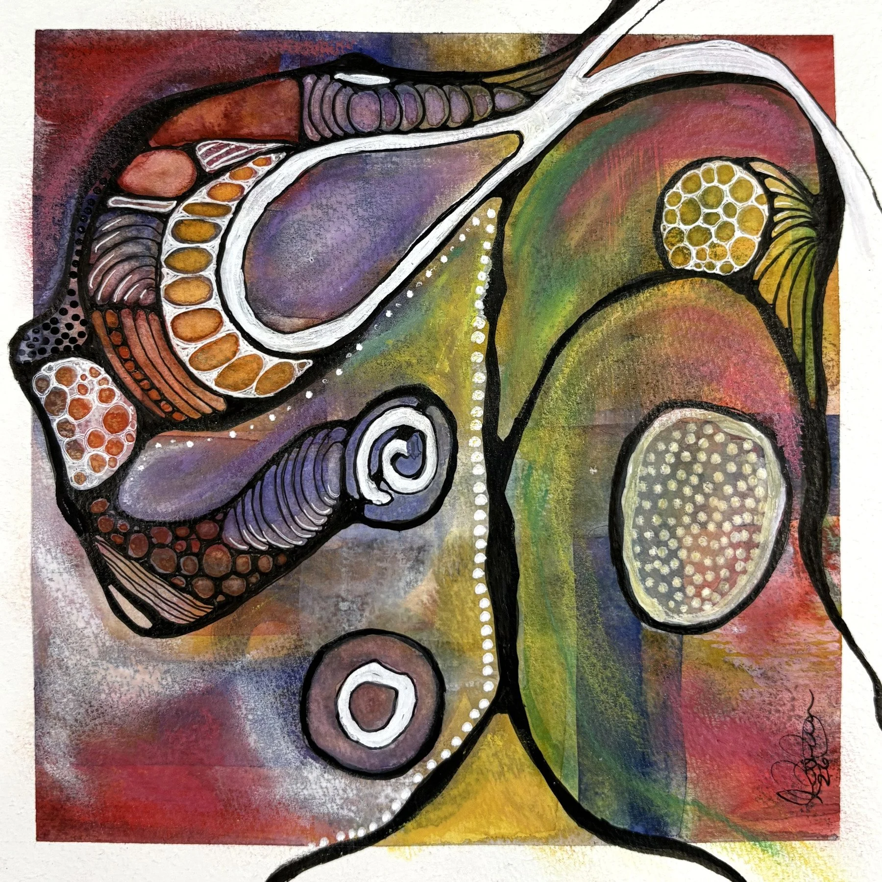 Aquarelle réalisée par Martine Giguère