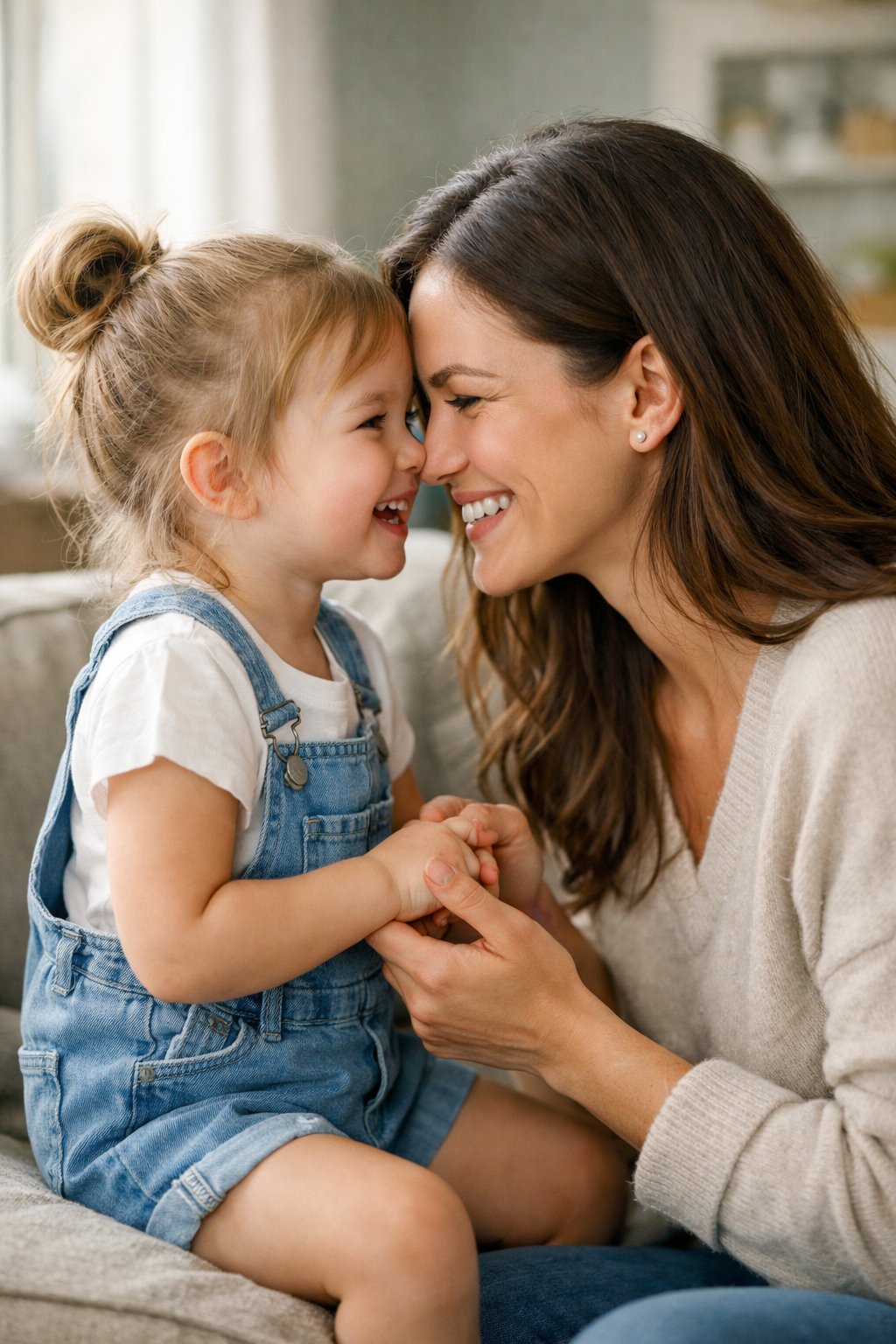 Mother and Young Child with noses touching.png
