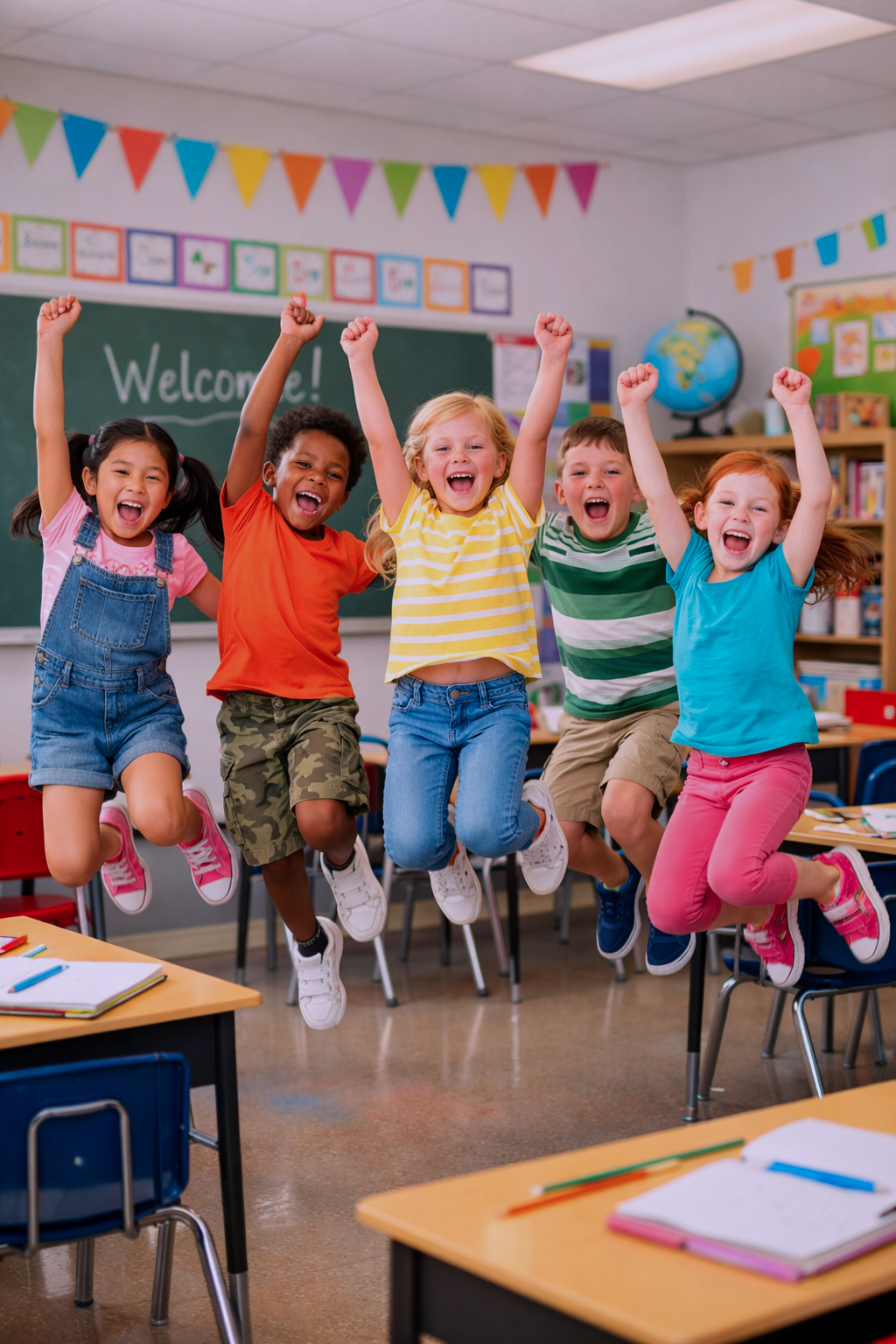 Kids Joyfully Jumping in Class.png