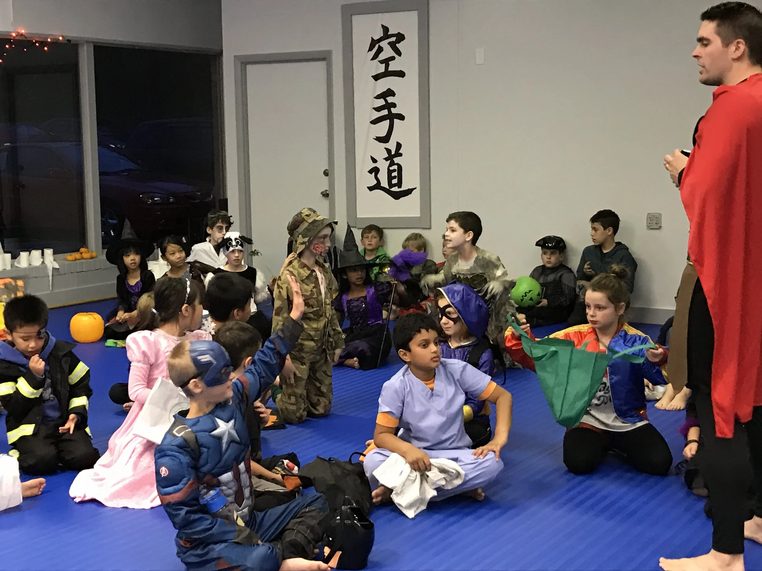 the big kid halloween party!