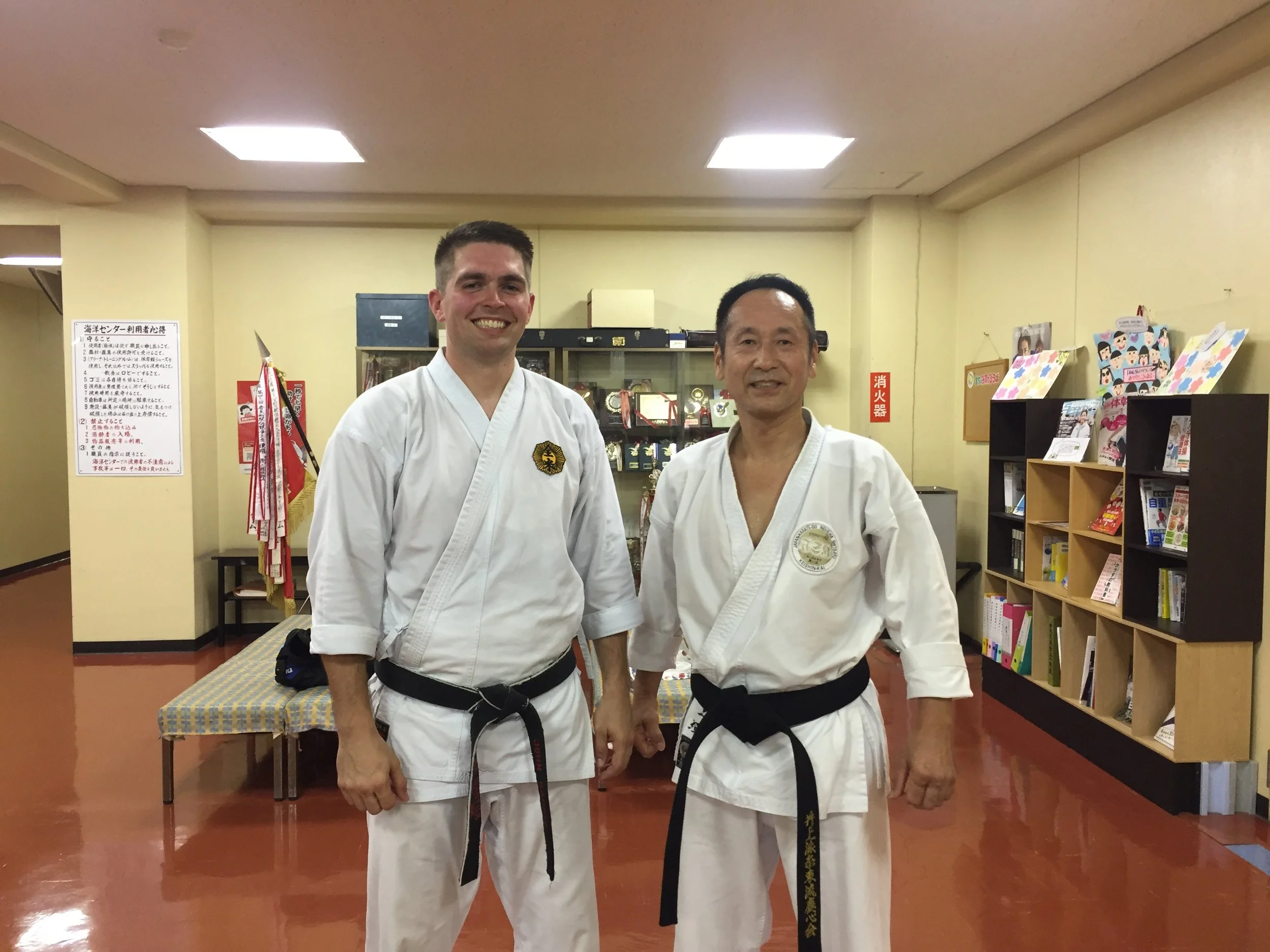 Gaddis Sensei and Uegaki Sensei in Japan 2016
