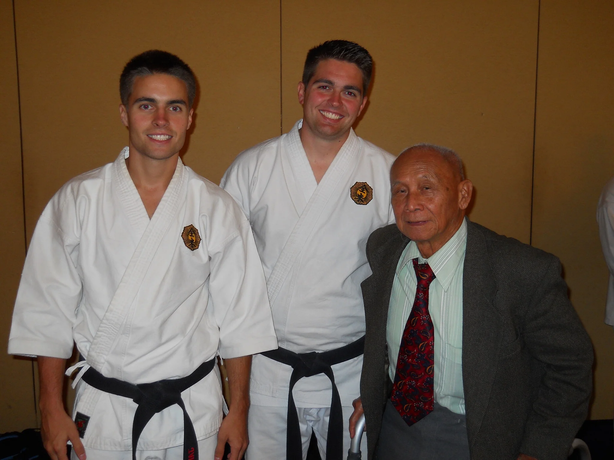  Mr. Gaddis and Sensei Gaddis with the late Robert Leone, a legend in the Zen Bei Butoku Kai International 