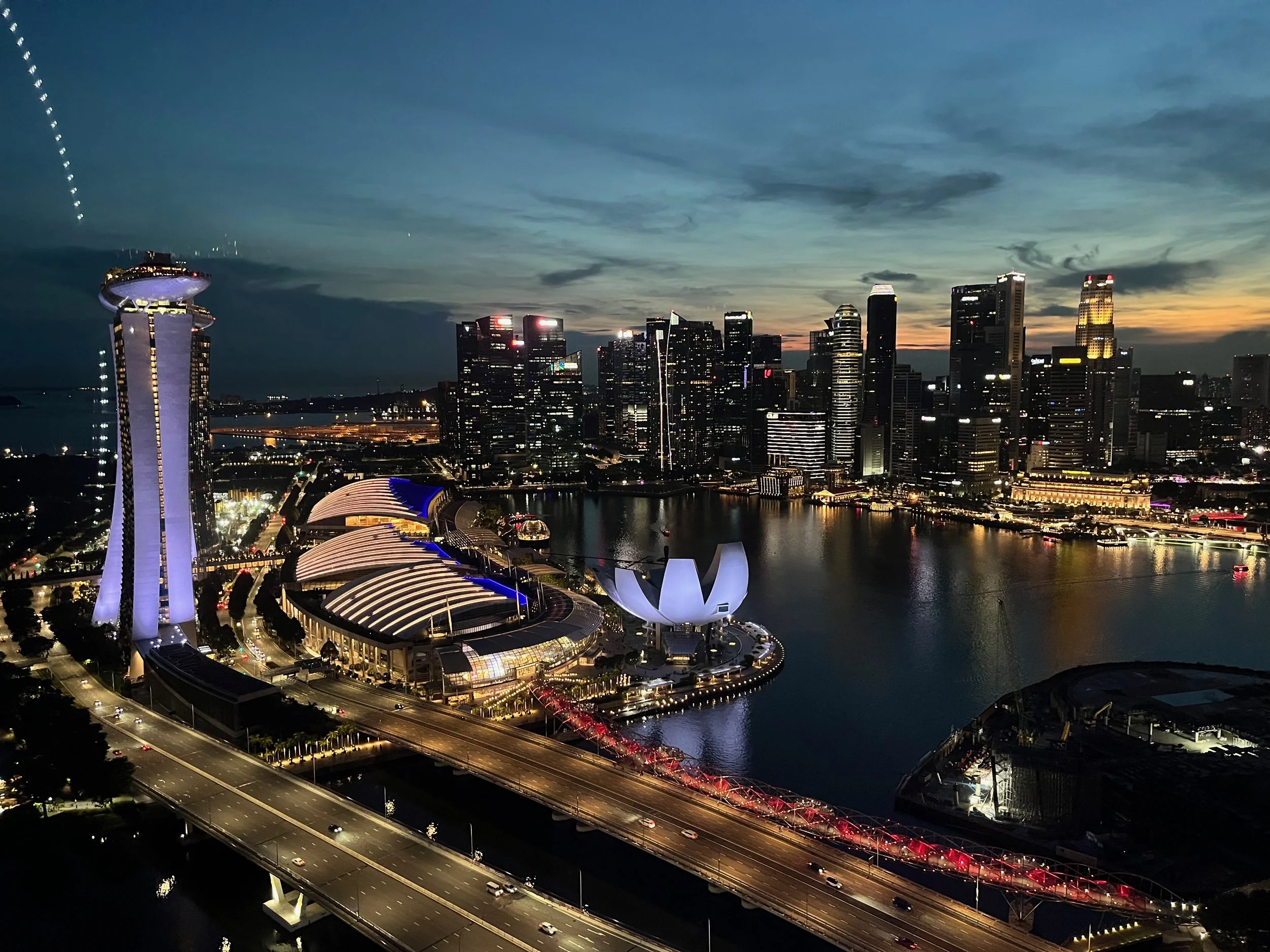 View from Singapore Flyer