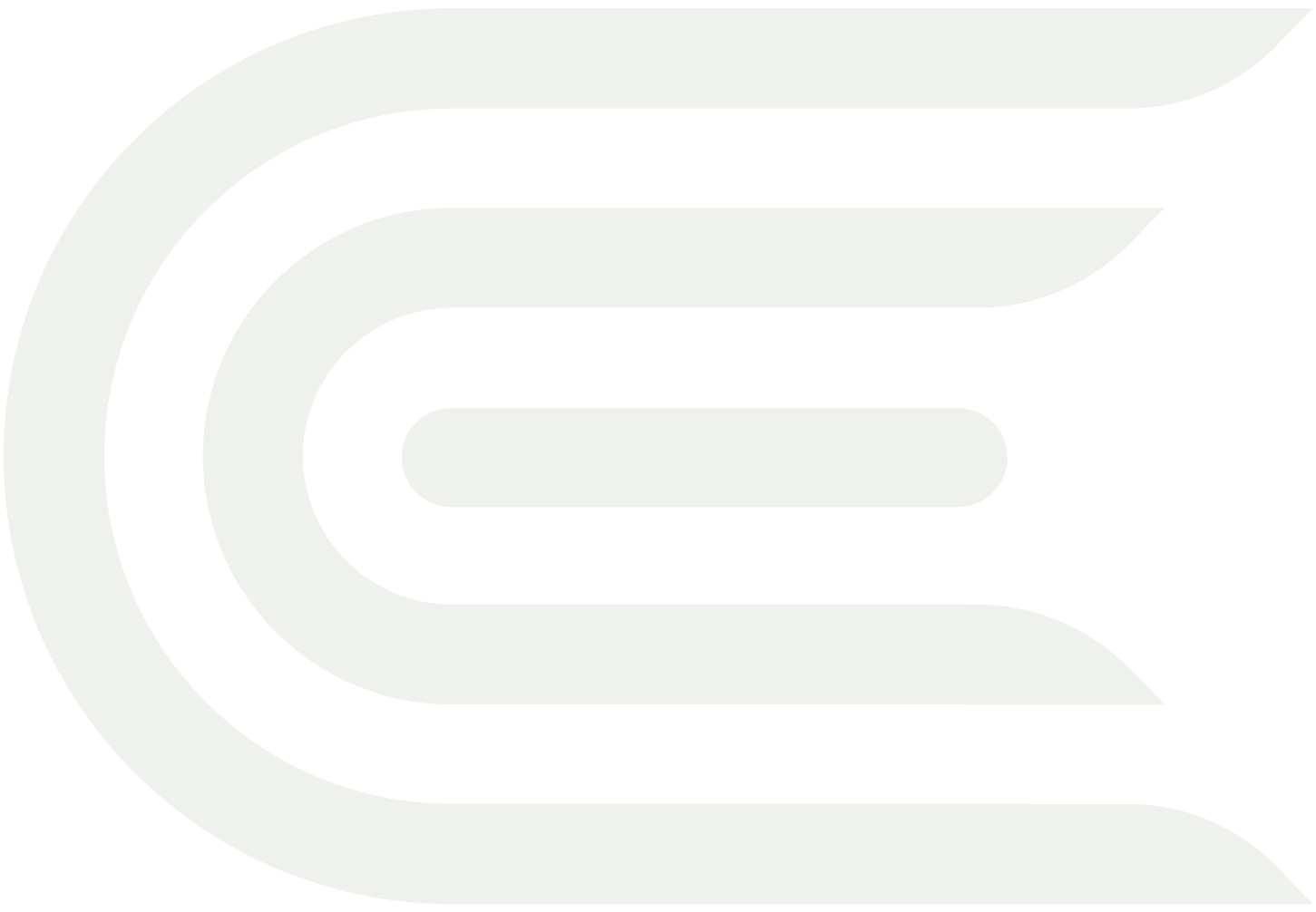 A stylized logo with a design resembling a letter 'C' with a sense of motion or speed.