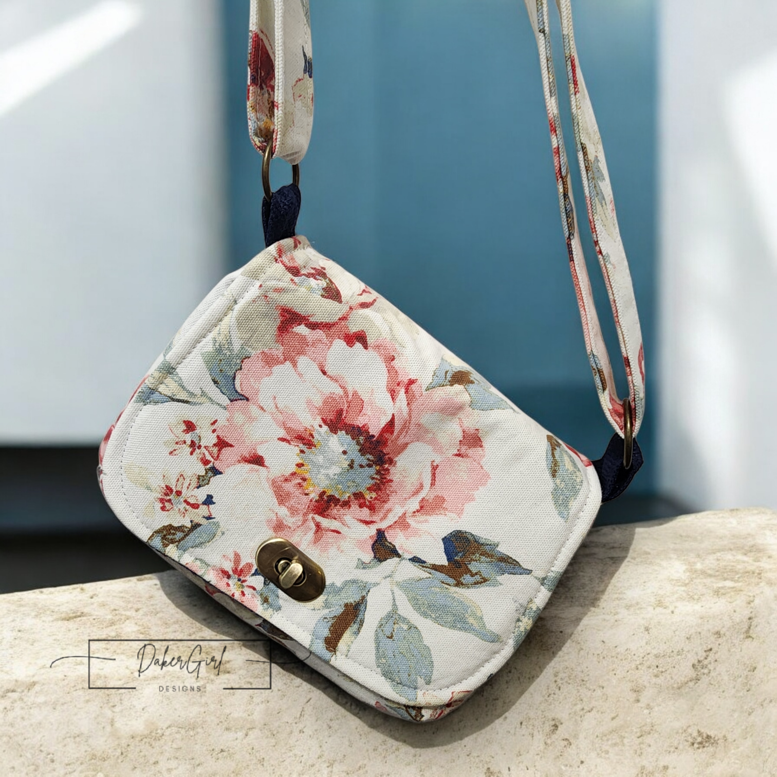 Floral Elegance Crossbody Bag