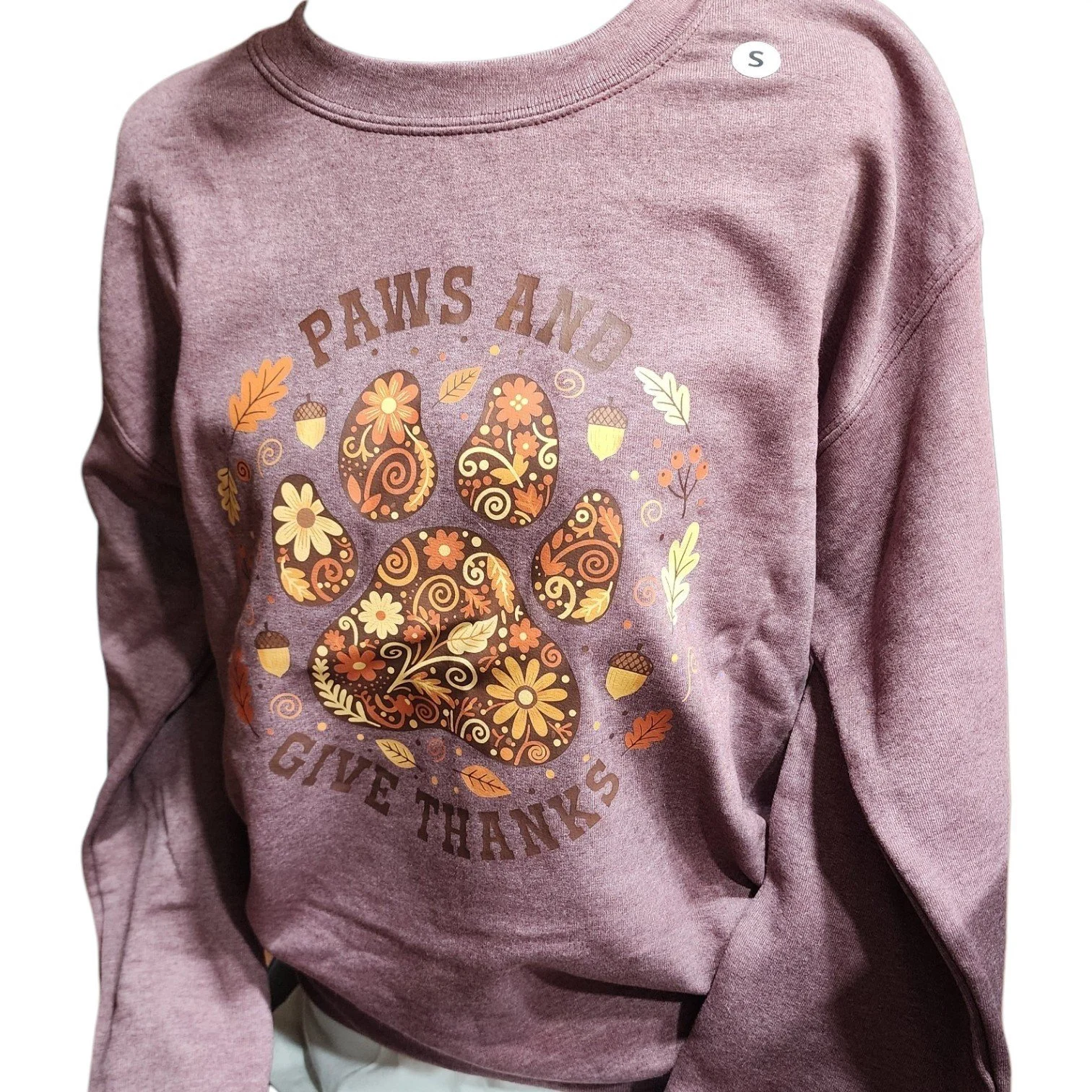 Heather Maroon Thanksgiving Apparel - Sweatshirt
