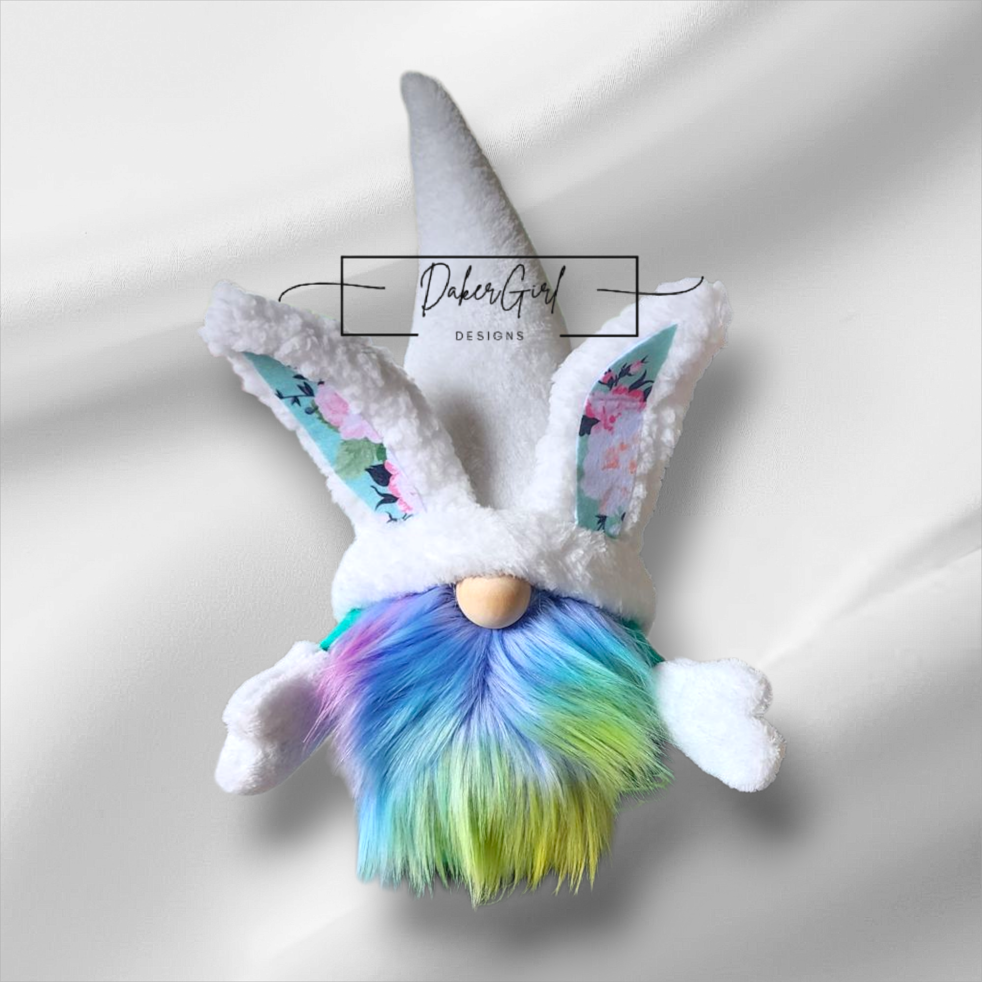 Rainbow Bunny Gnome