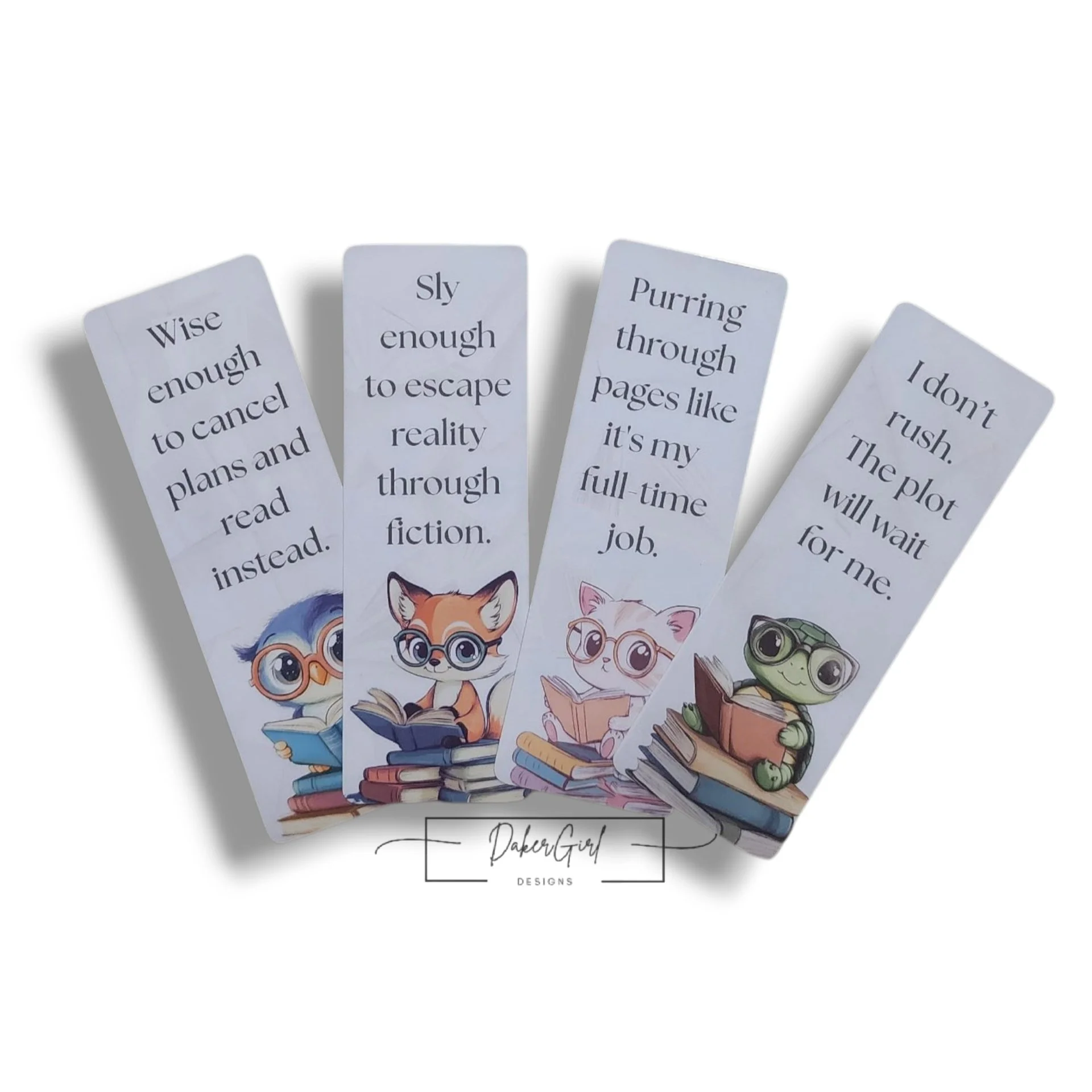 Reading Animal Bookmark