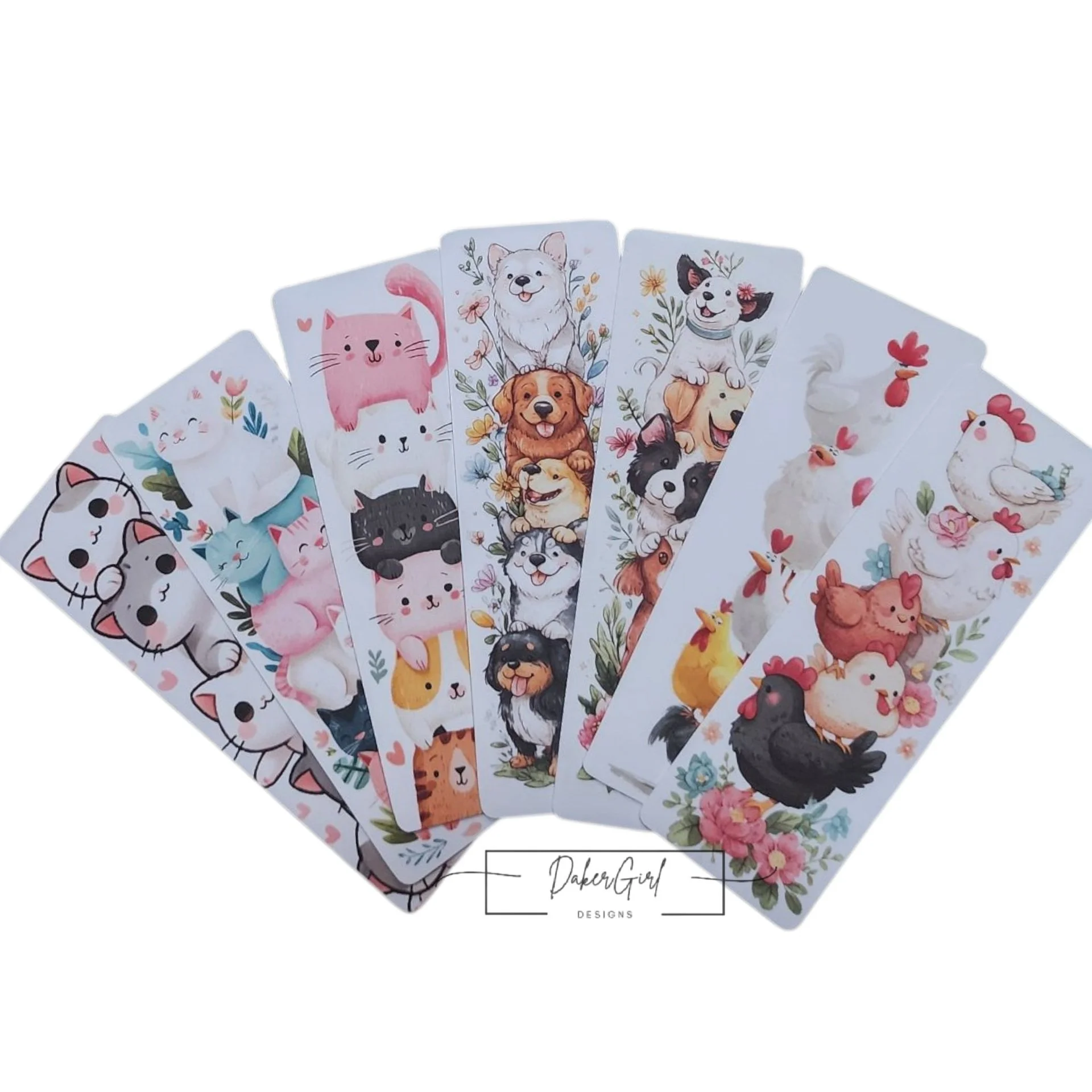 Stacked Animals Bookmark