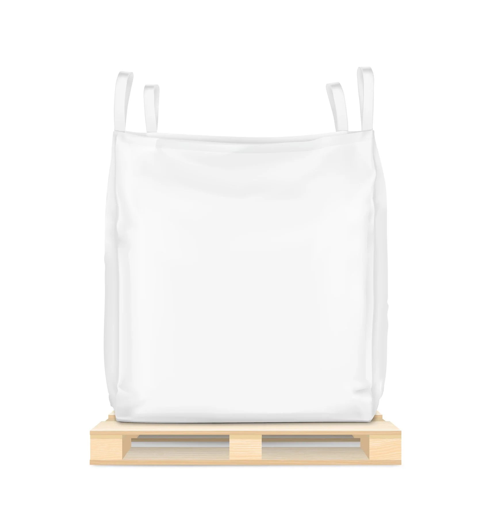 White industrial bag & liner