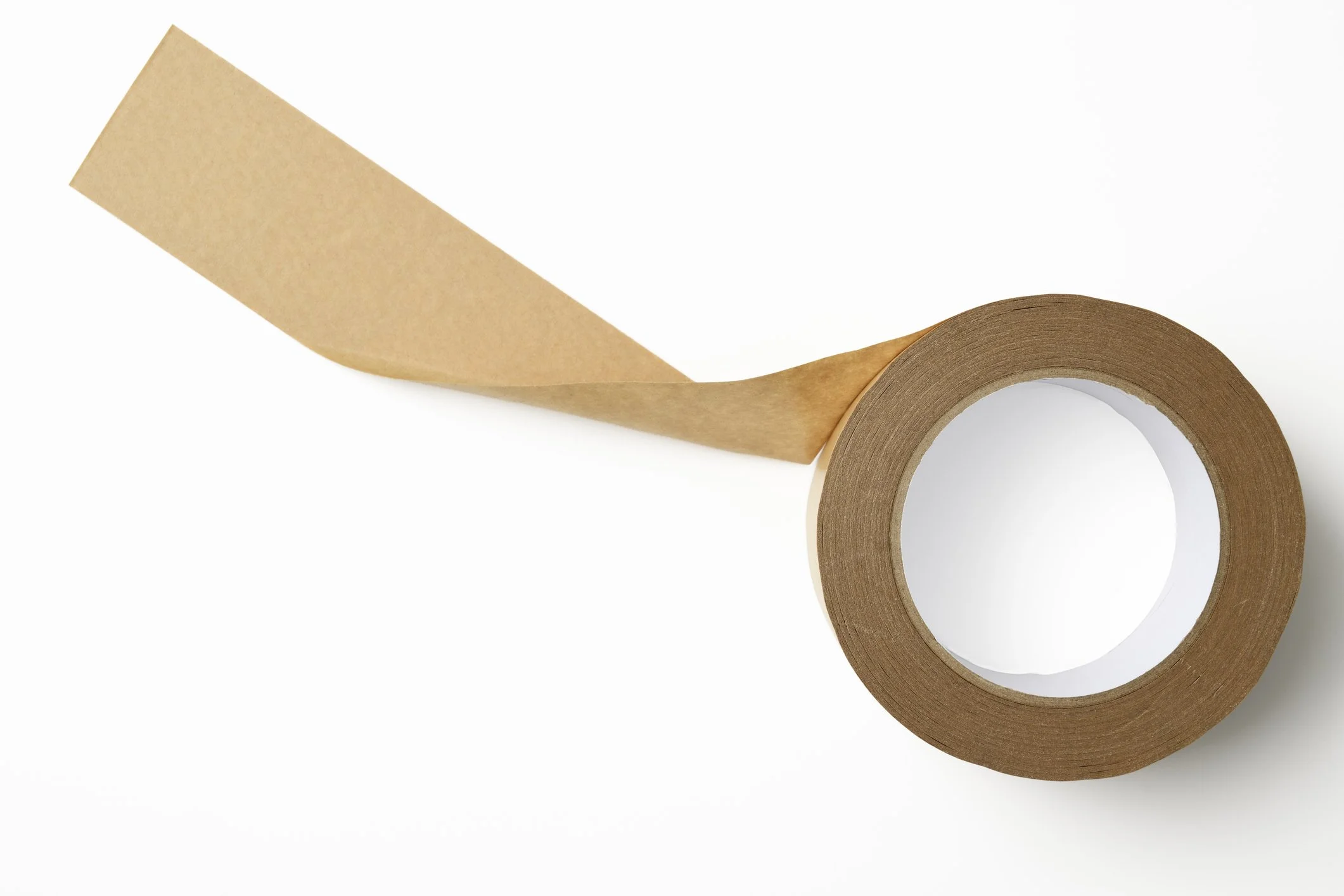 Water-activated paper tape sealing kraft carton