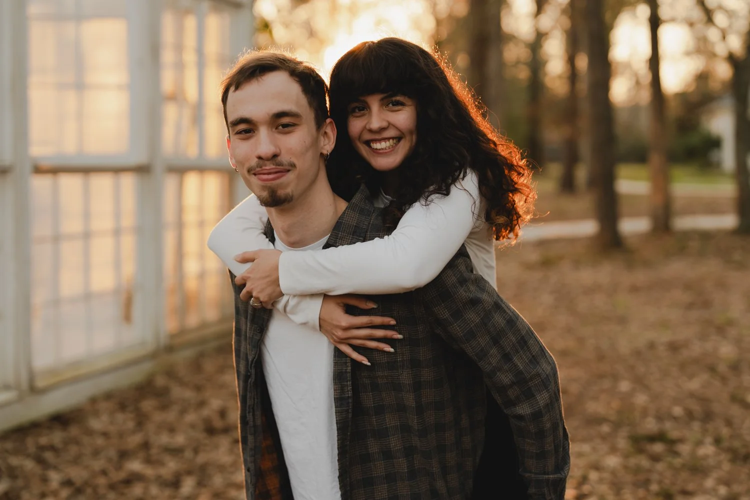 Romantic Greenhouse Engagement Session | Zachary &amp; Sarah