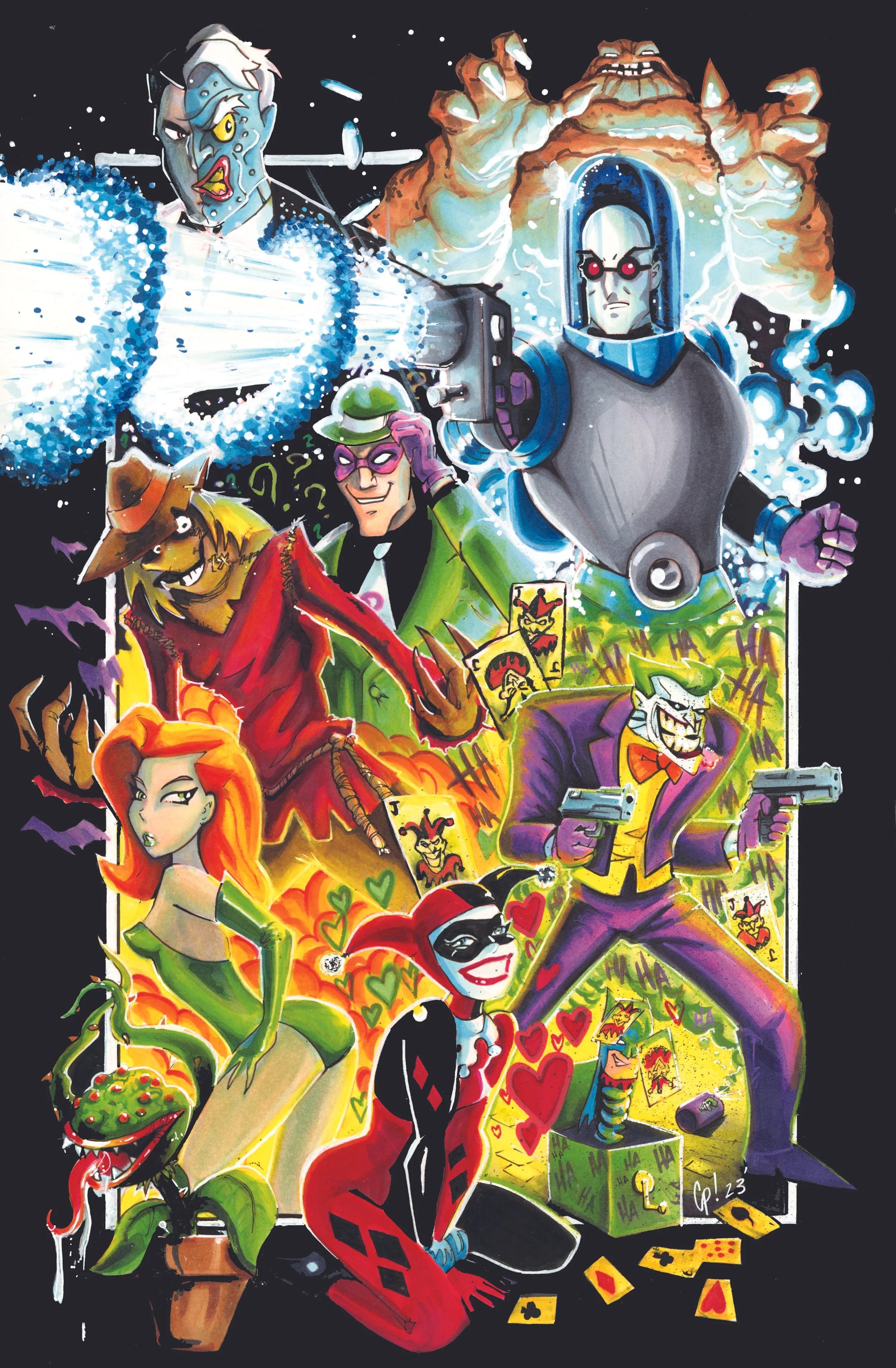 Batman Animated Villian Print copy.jpg